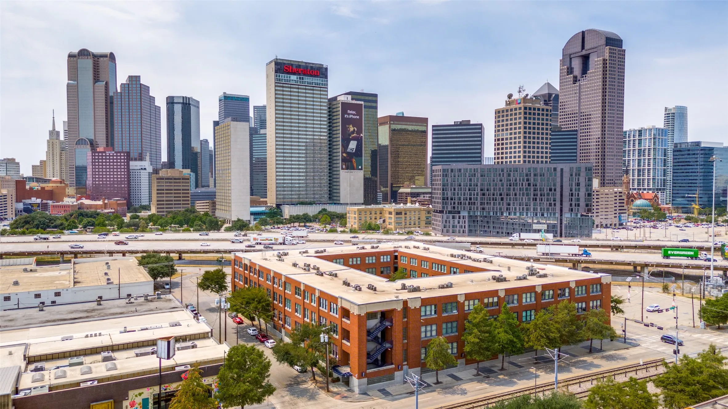 Aerial View of Downtown Dallas