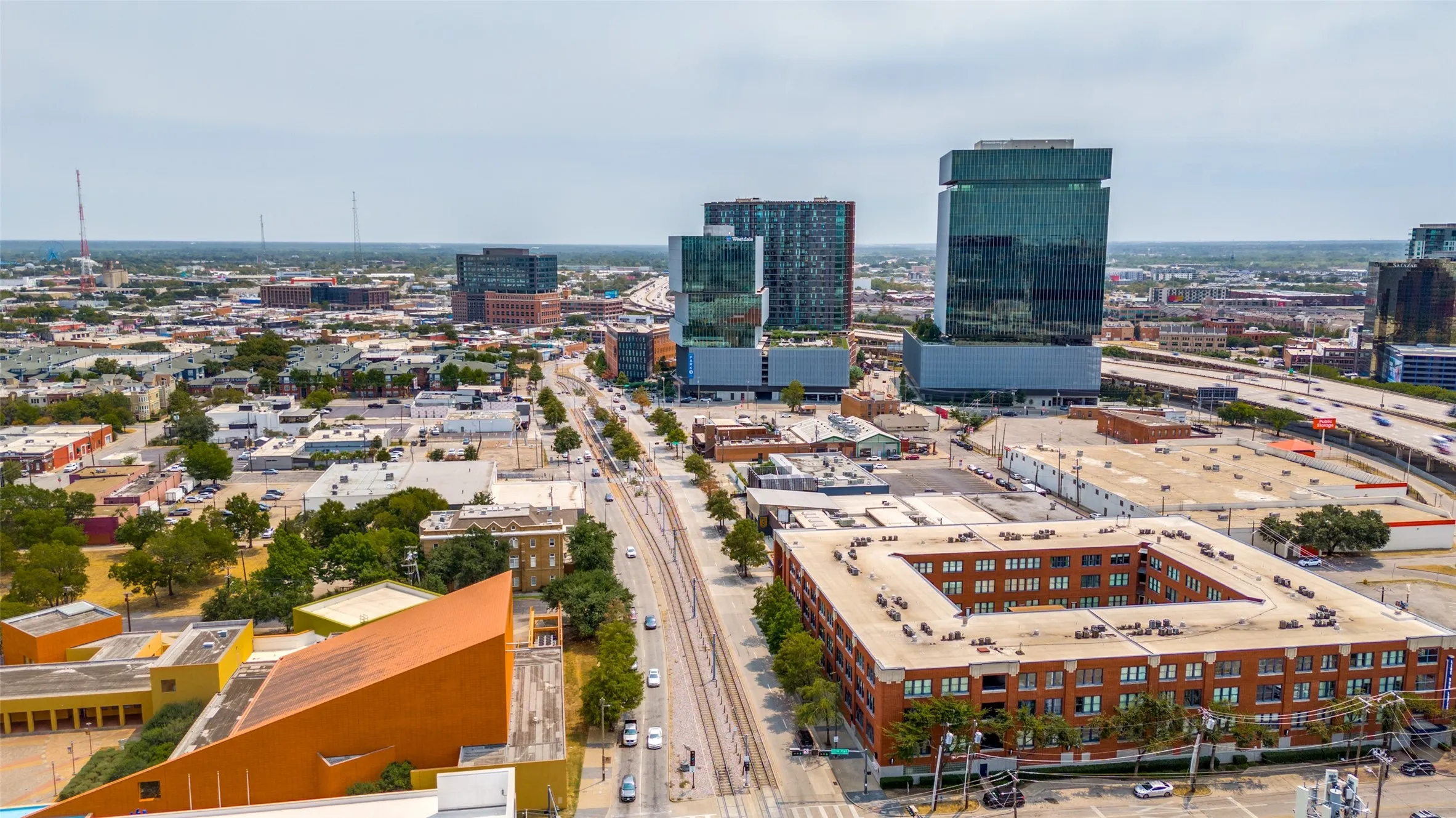 Aerial View of Deep Ellum