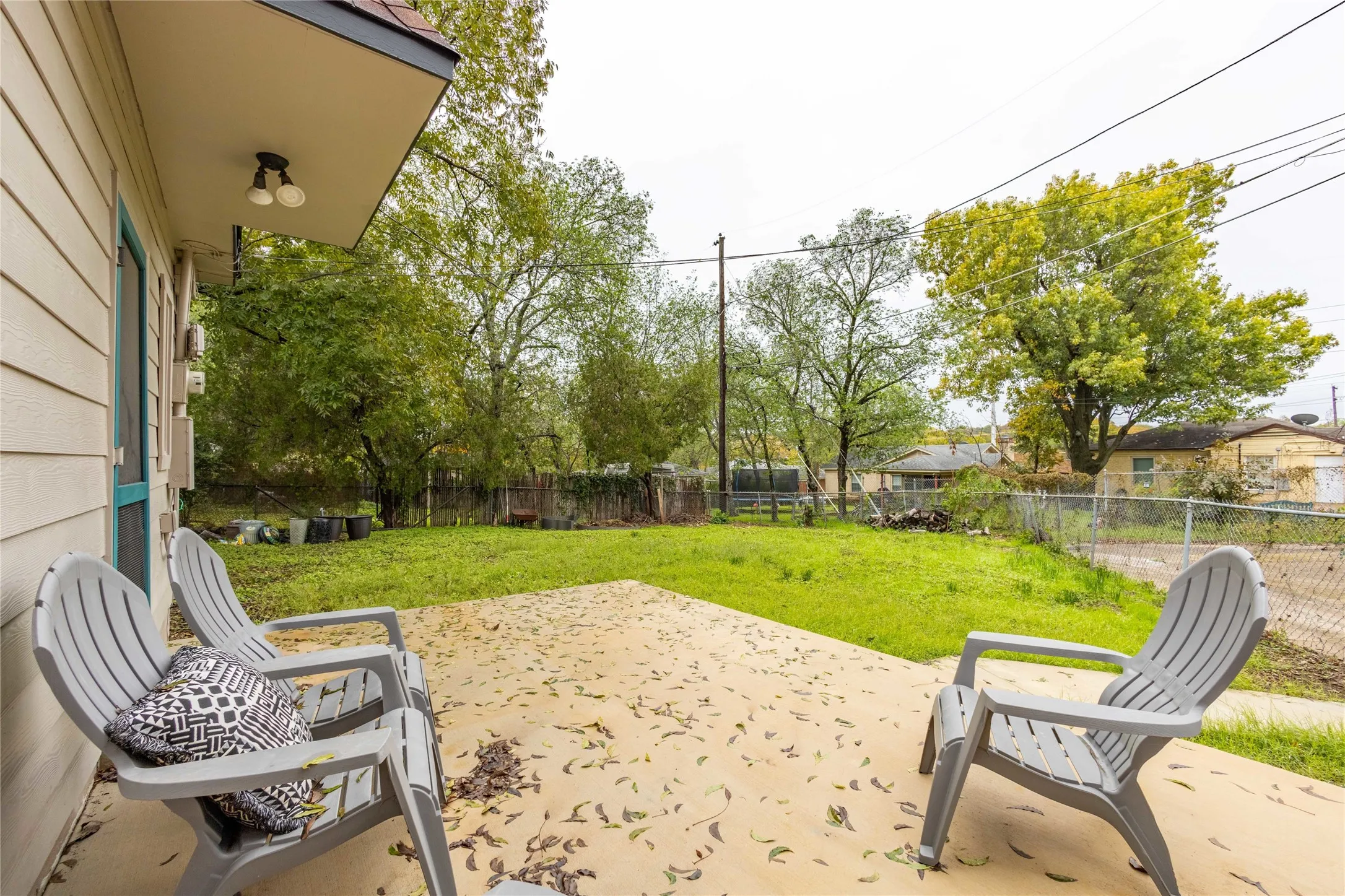 Big back yard