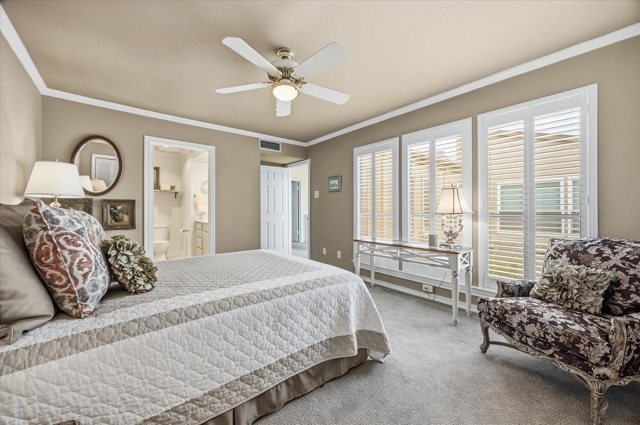 Bedroom Upstairs with Ensuite Bath