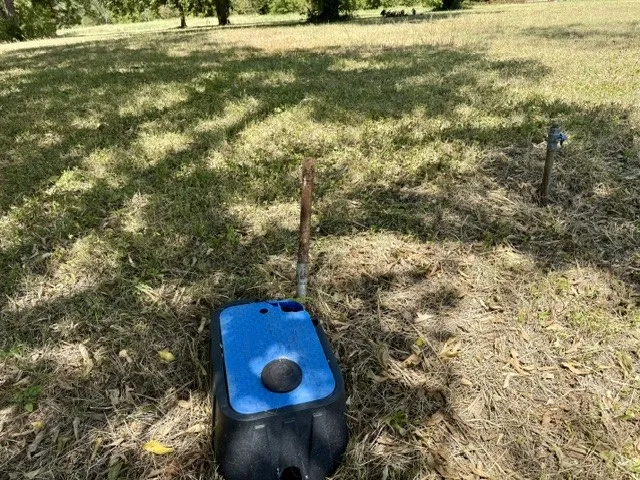 Water Meter & Gas Line at O'Neal St
