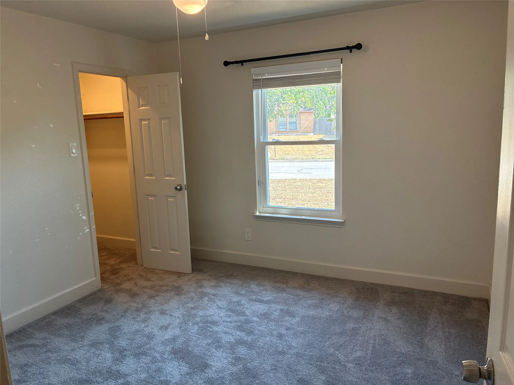Gray carpet flooring