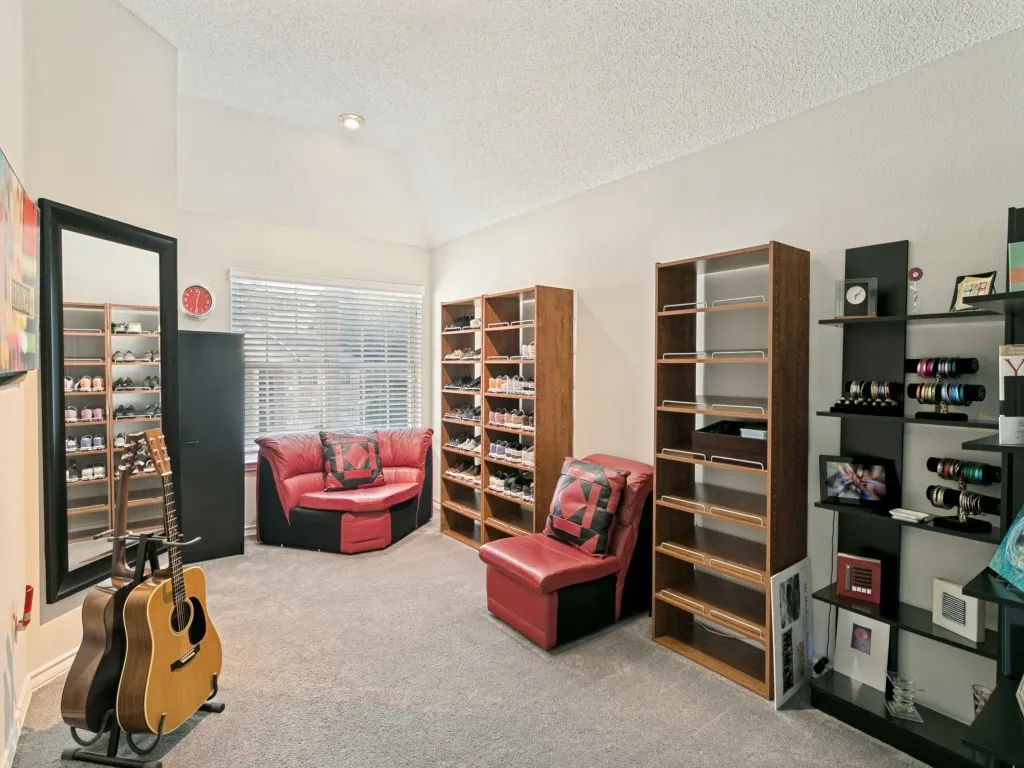 Bedroom 3 - currently used as music room, misc.