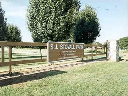 Stovall Park - with walking trails, sports courts including tennis and basketball, playground