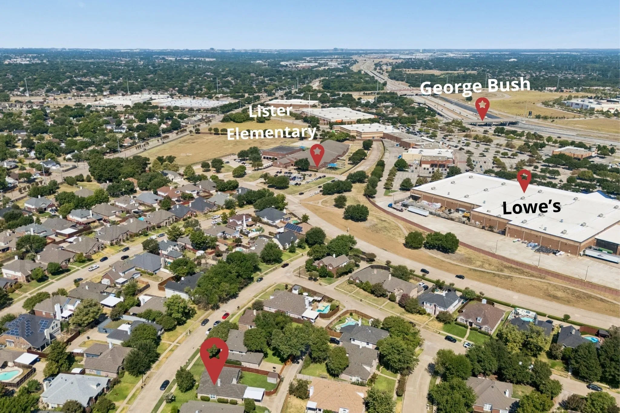 Just minutes away from Firewheel Mall and Hwy 78!