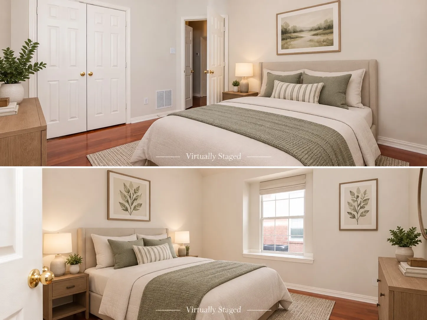 Virtually Staged Bedroom 2