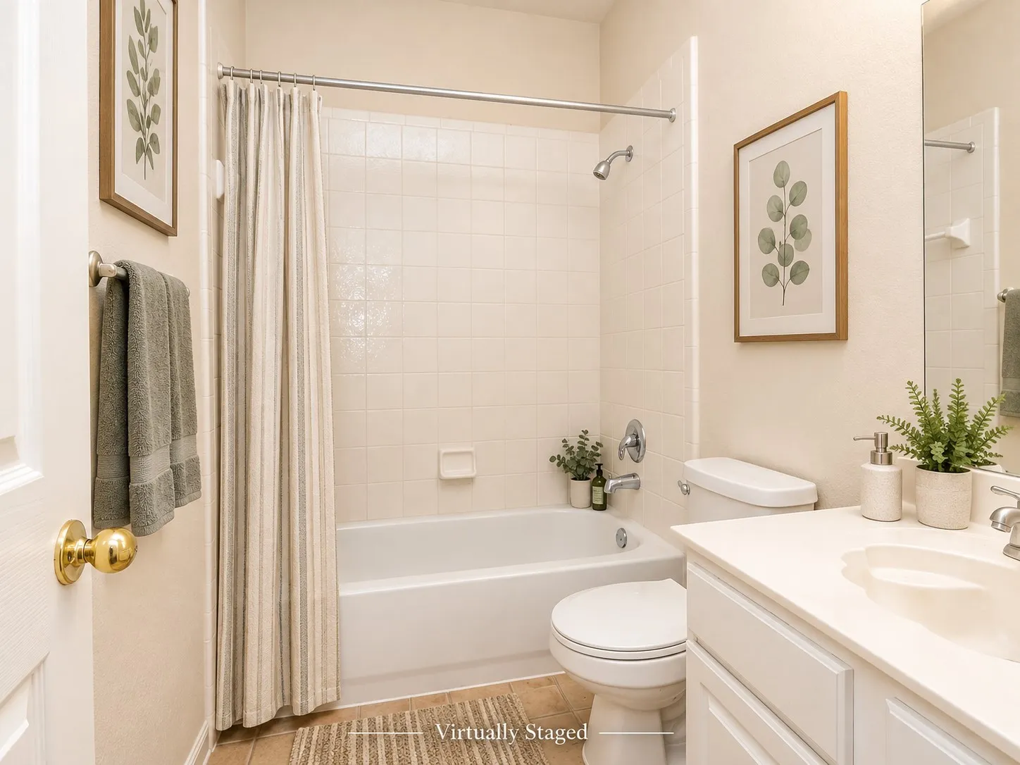Virtually Staged Bathroom 2