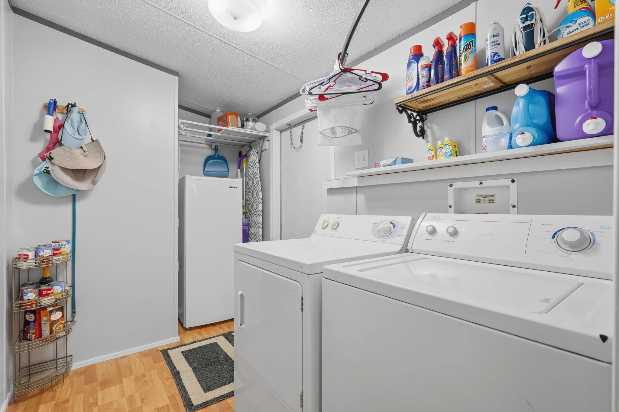 Full size utility room.