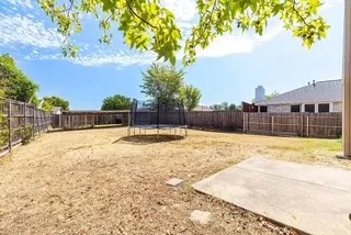 huge backyard