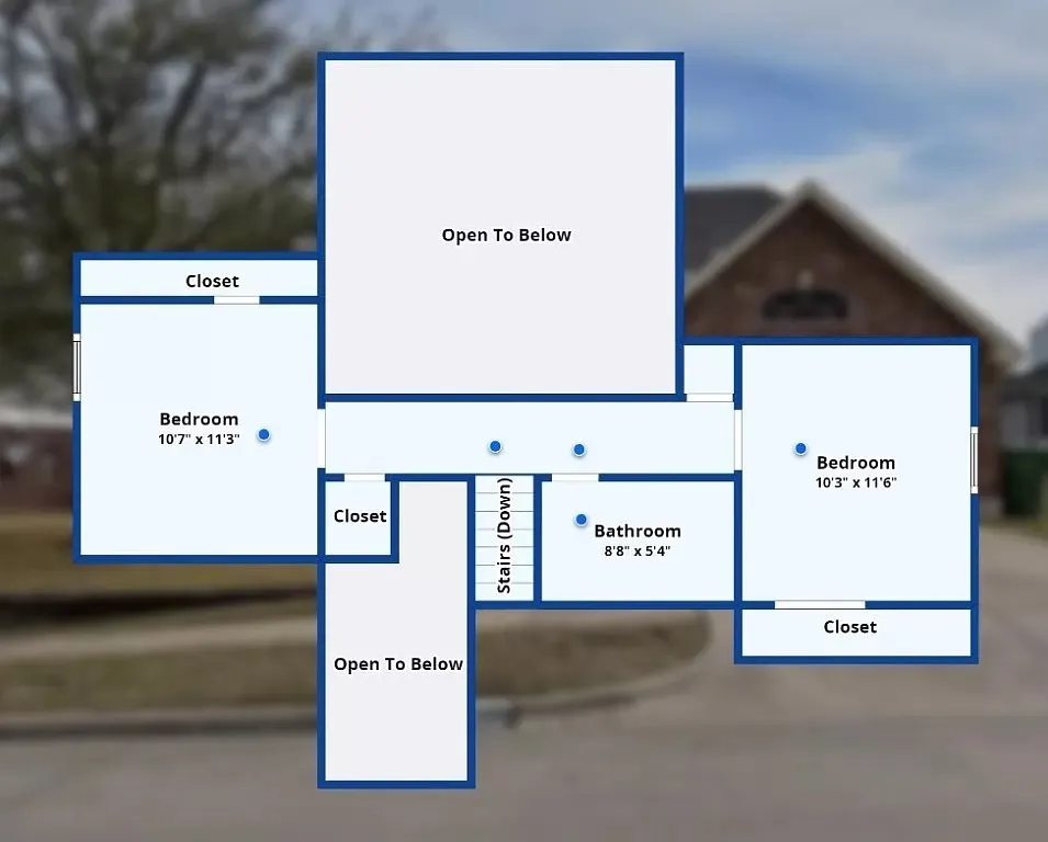 View of floor plan / room layout