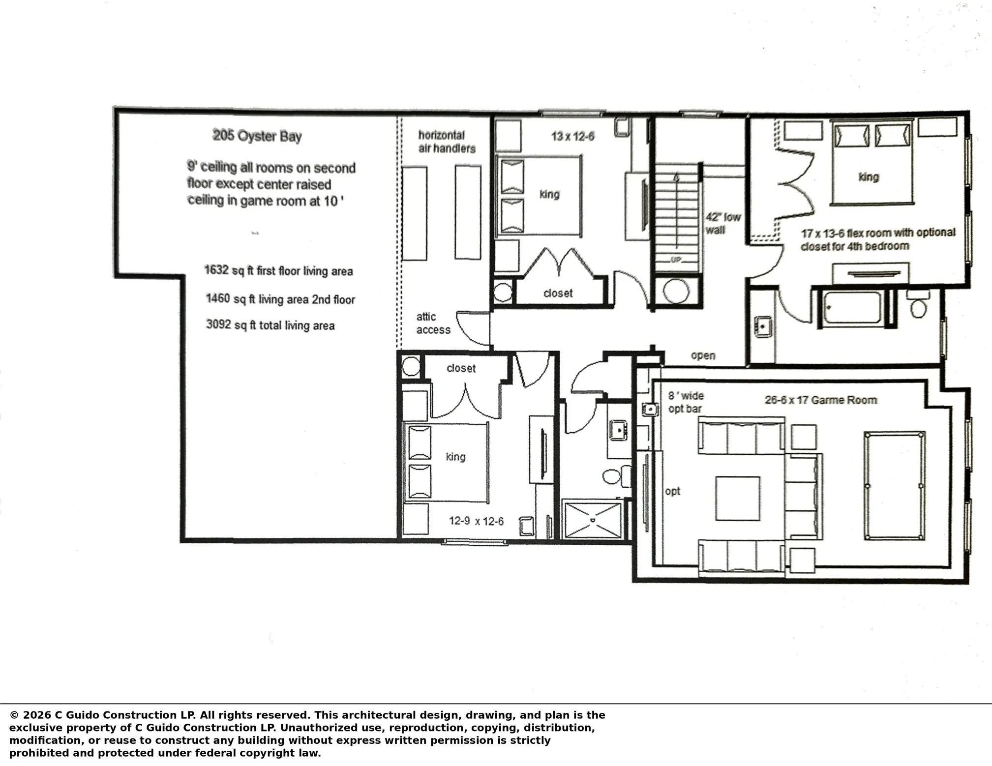 builder plan floor plan