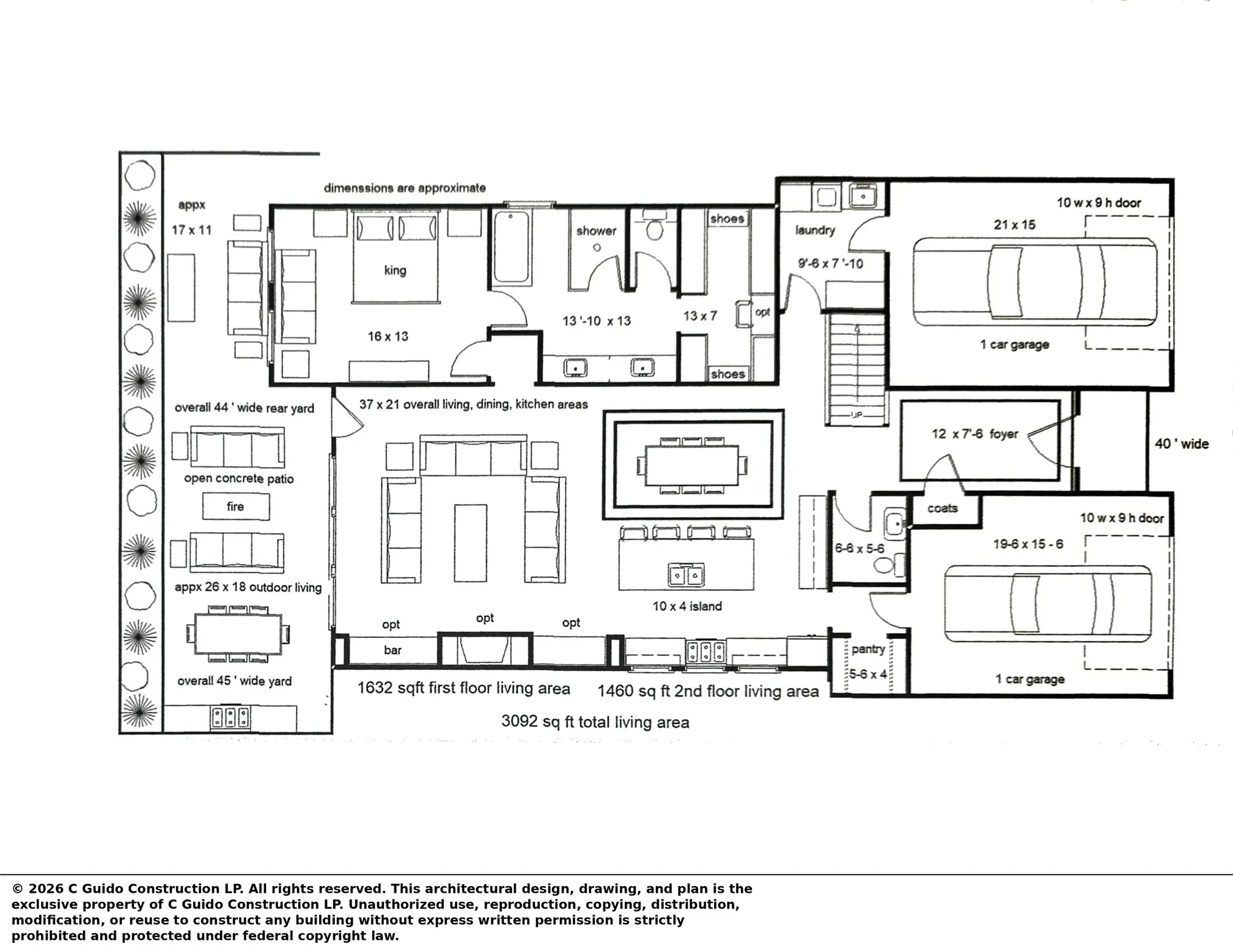 builder plan floor plan