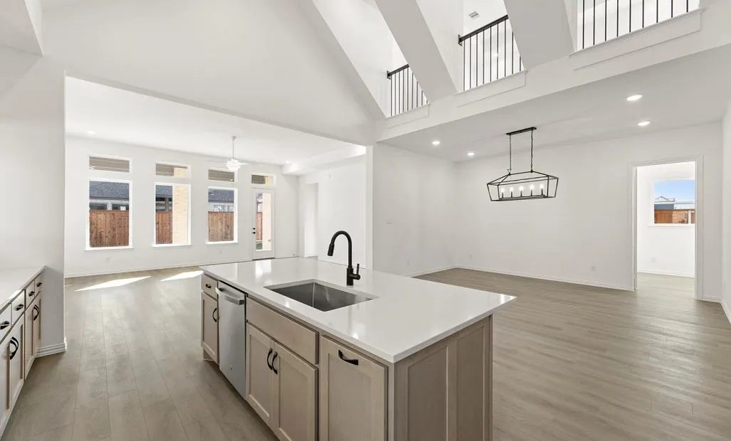 Open Kitchen-Living-Dining Room Representative Photo featuring the Artisan Collection