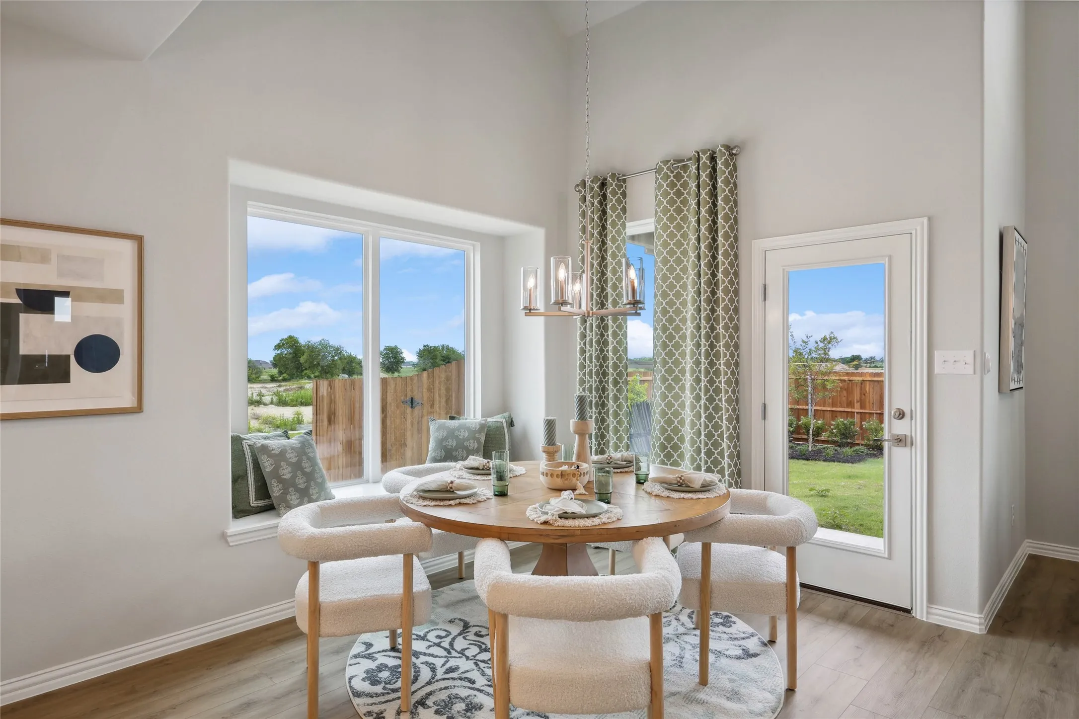 Model home photos of similar floorplans, not pictures of actual home.
