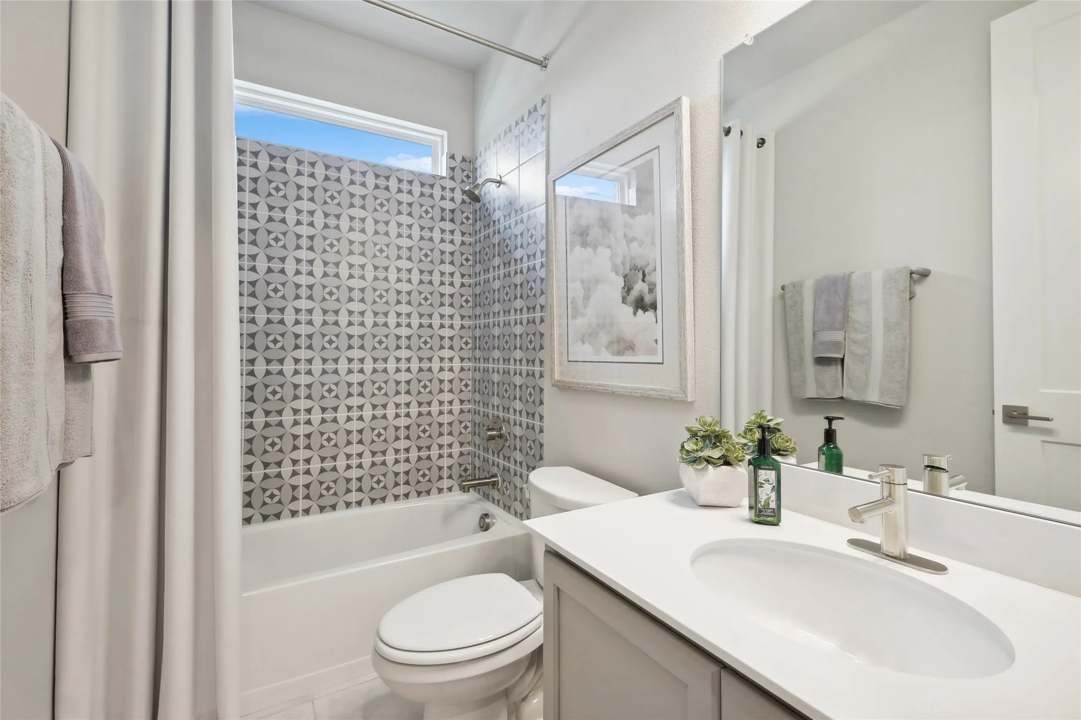 Model home photos of similar floorplans, not pictures of actual home.
