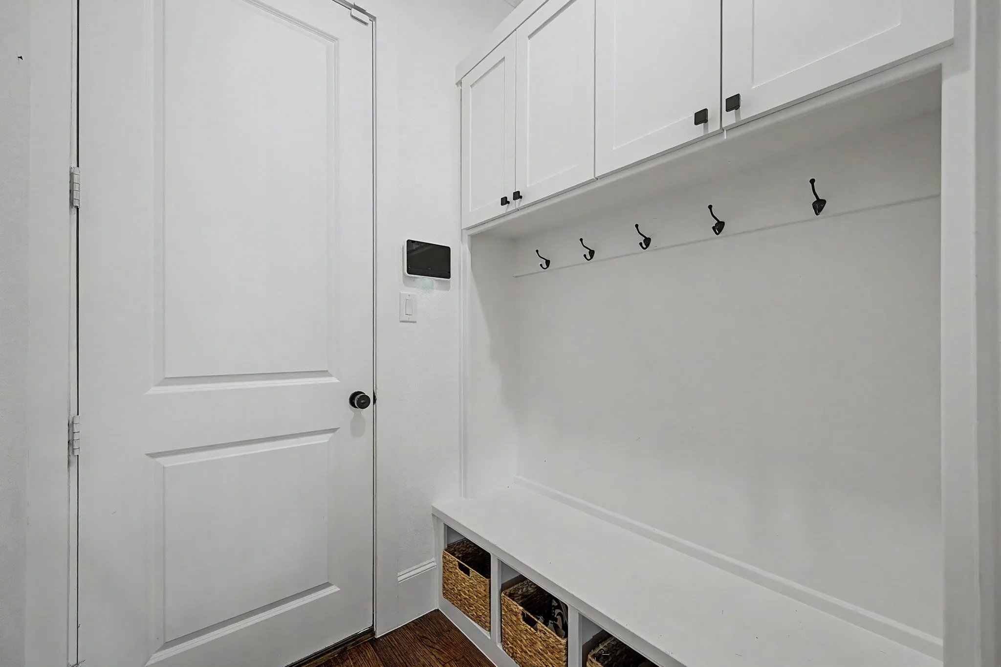 Mud room off garage