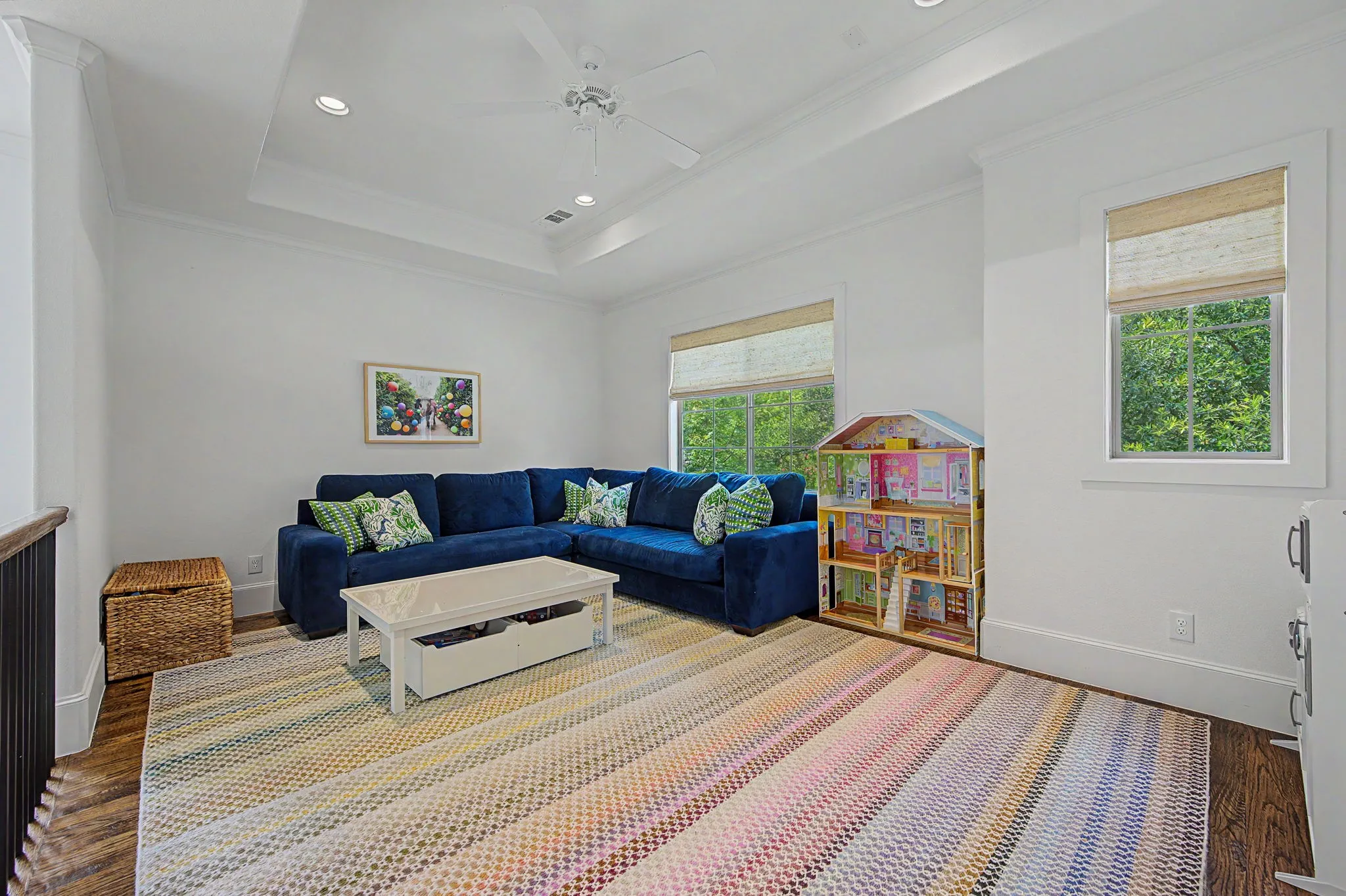Upstairs den