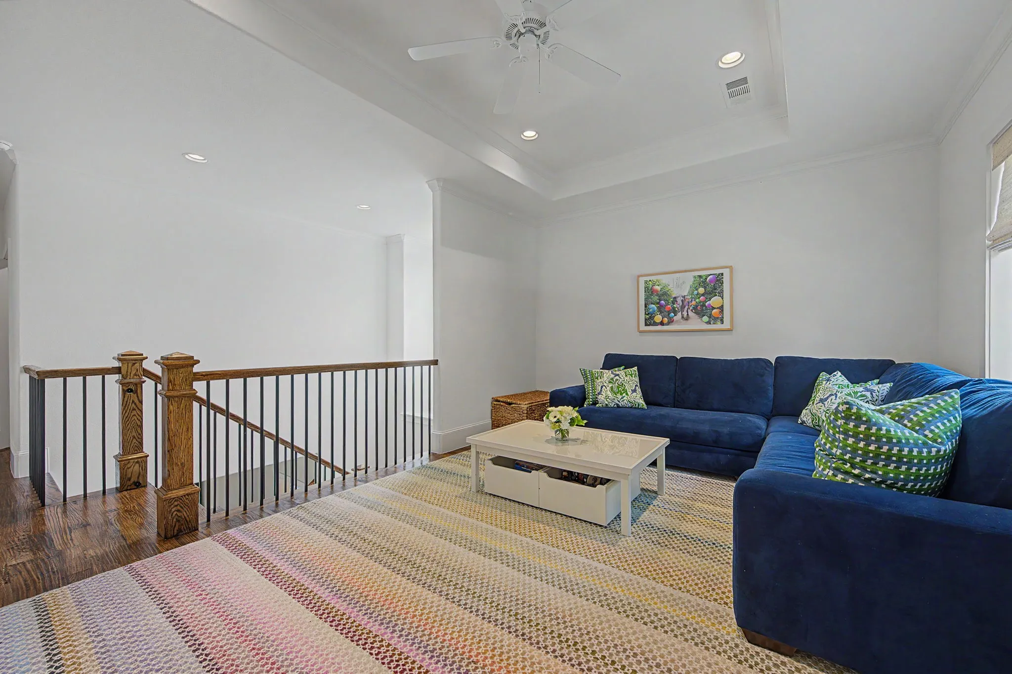 Upstairs den