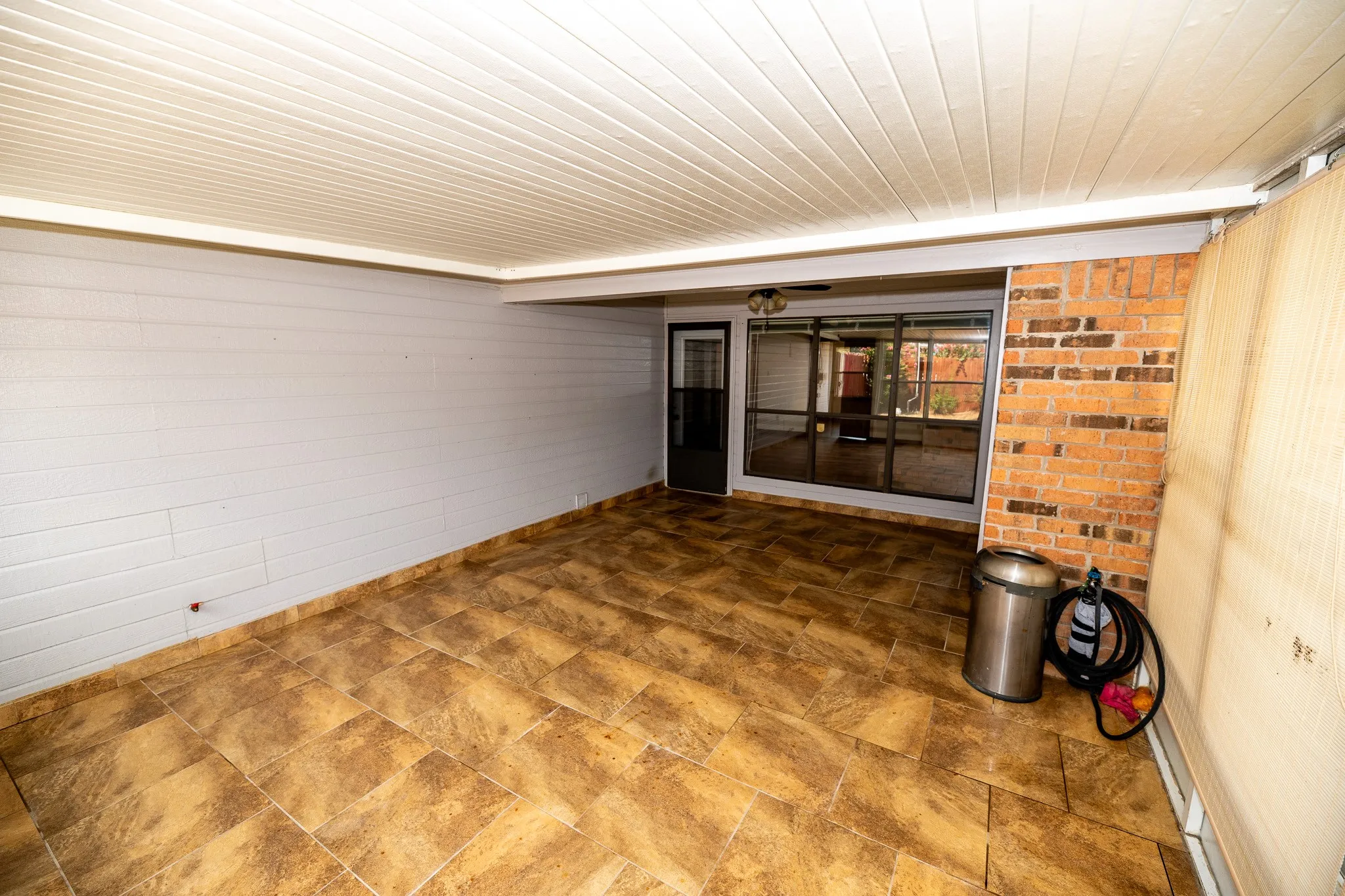 Opposite view of sunroom.