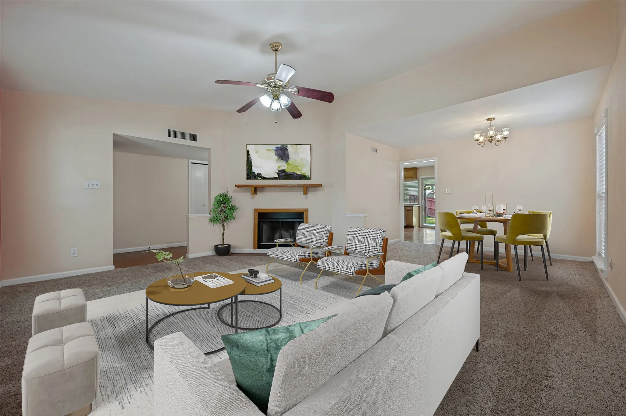 Virtual staging