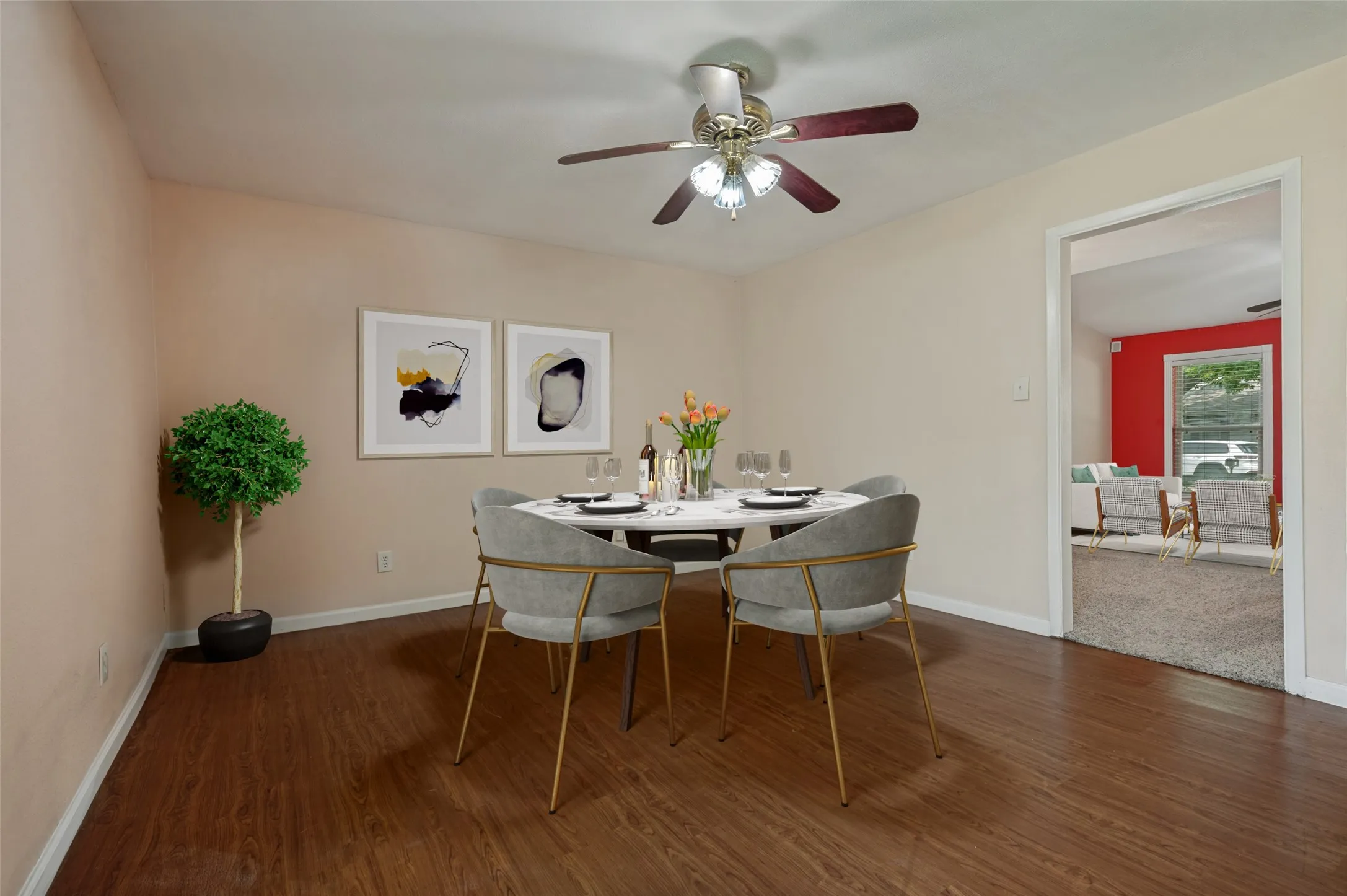 Virtual staging