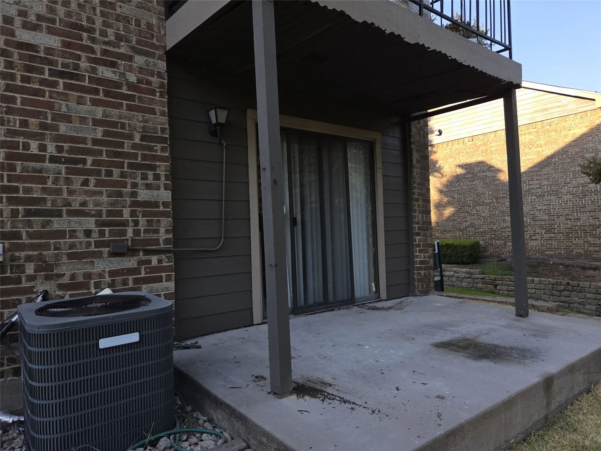 Covered patio