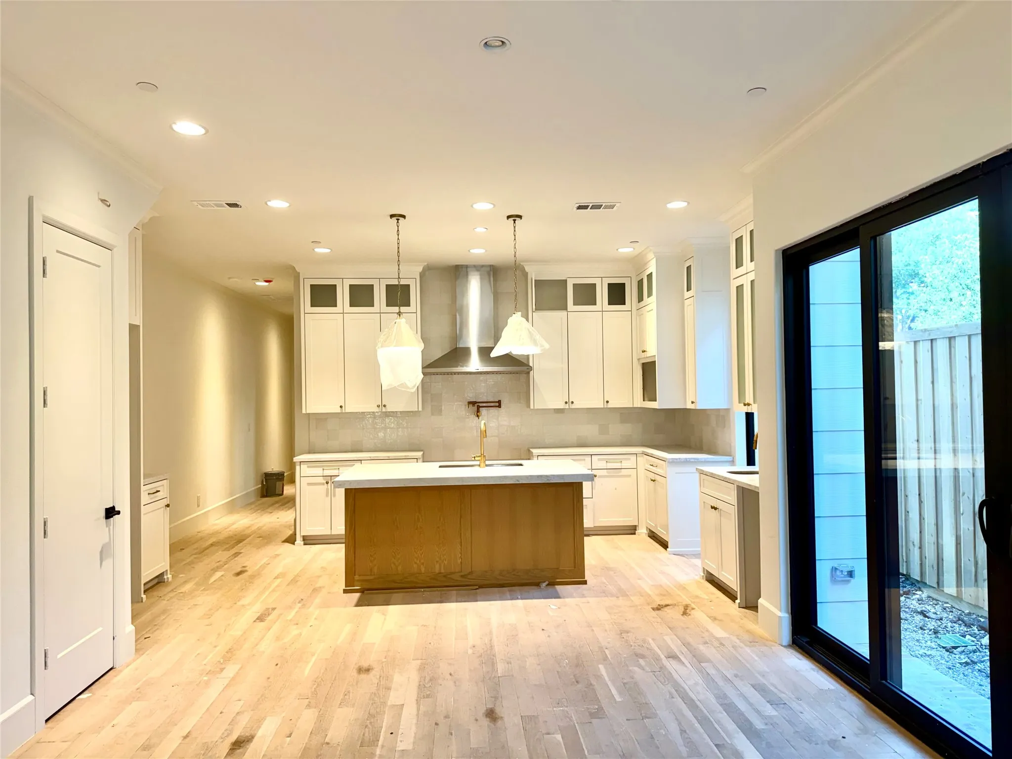 Dining Area overlooking the turfed side yard