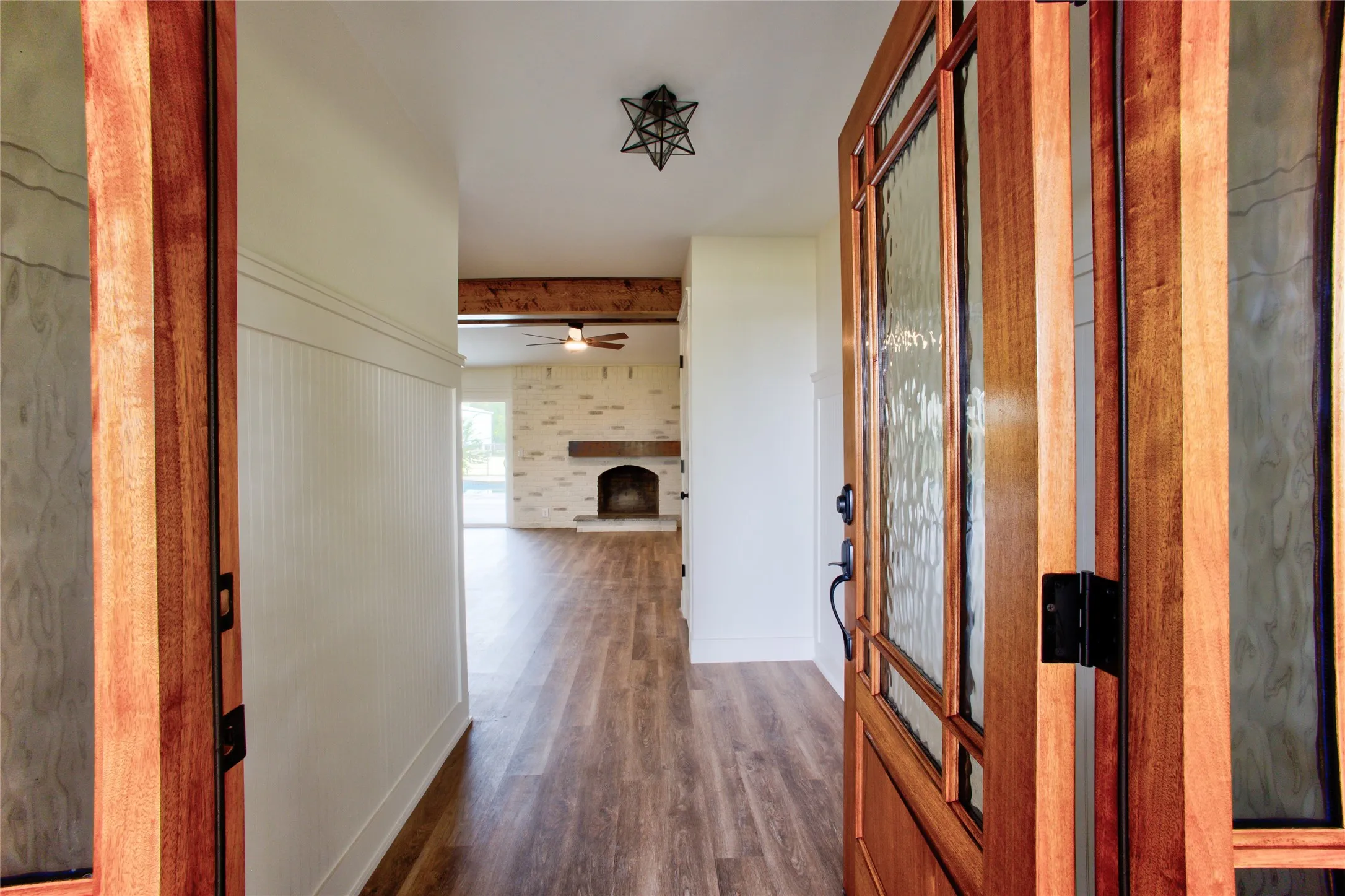 View Through The New Front Entry Door