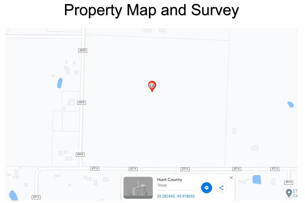 Unimproved Land For Sale in Hunt County , Co Rd 4516 and Co Rd 4608 County Road 4608, Commerce, Texas 75428, 0, 0, Garage spaces, 0 Sqft, built in 0, mls#21373100, Real Estate Agent in Commerce, Homes For Sale in Hunt county, Homes For Sale in Commerce, Realtor in Commerce Texas, Real Estate Brokerage Independent Realty Texas, Luminita Cordes Realtor