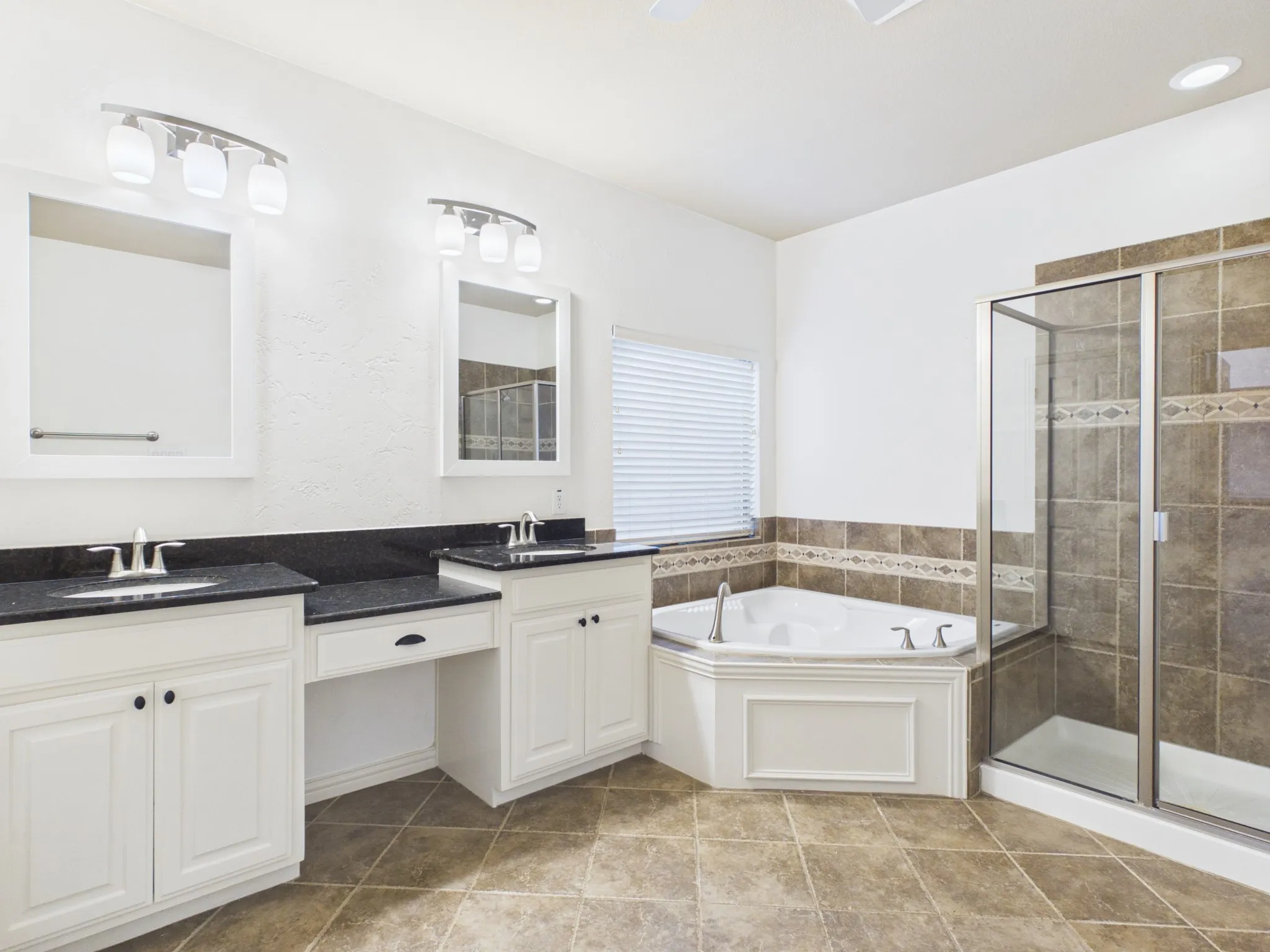 Terrific Primary Bath with natural light, separate shower