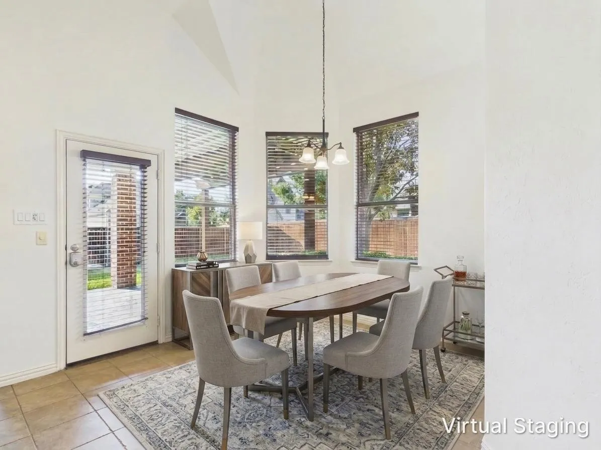 Breakfast space with patio access and natural light