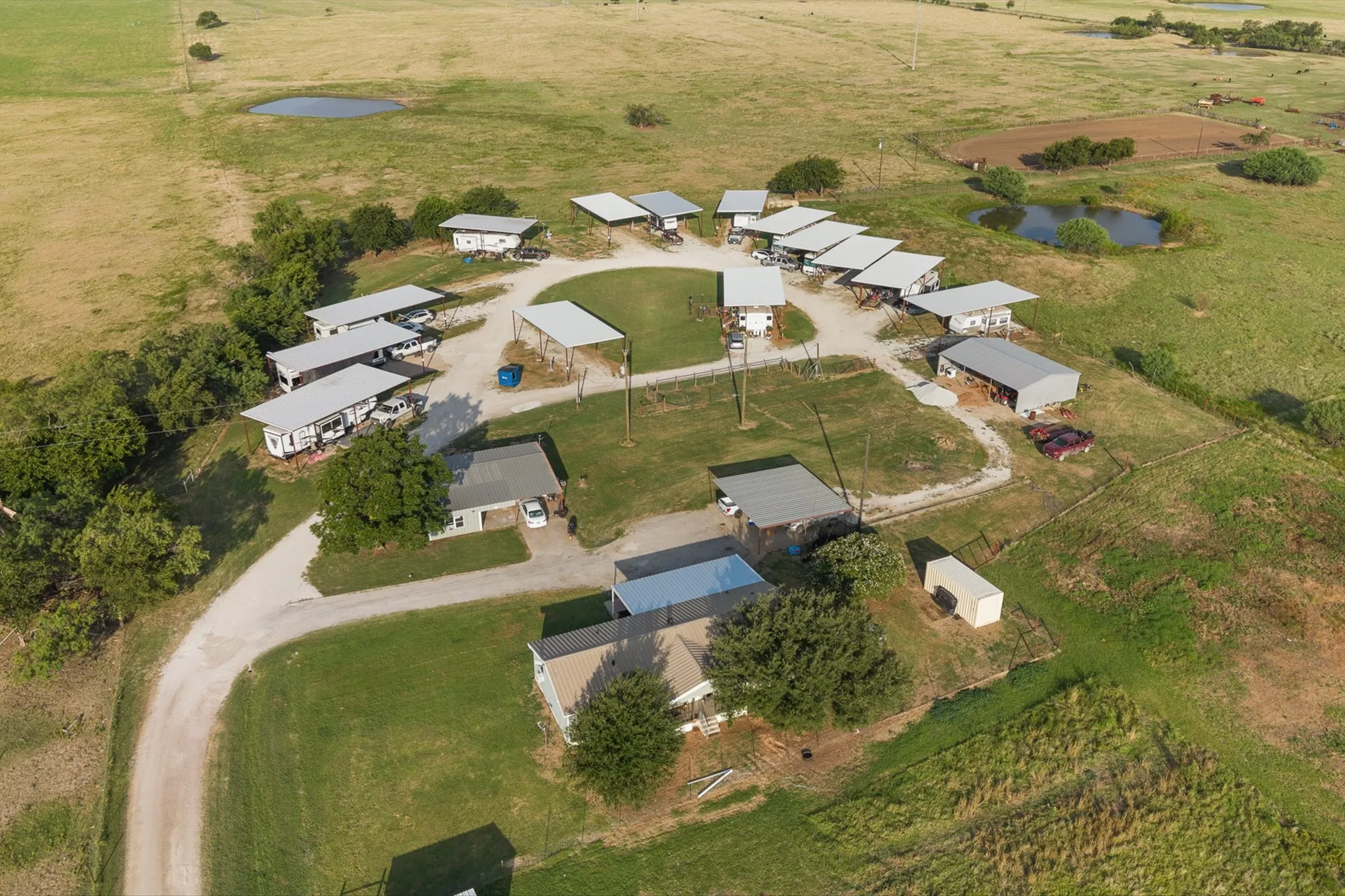 Rental units include 3/2/2CP home, 2/1 apartment, 14 covered & 1 uncovered RV spots