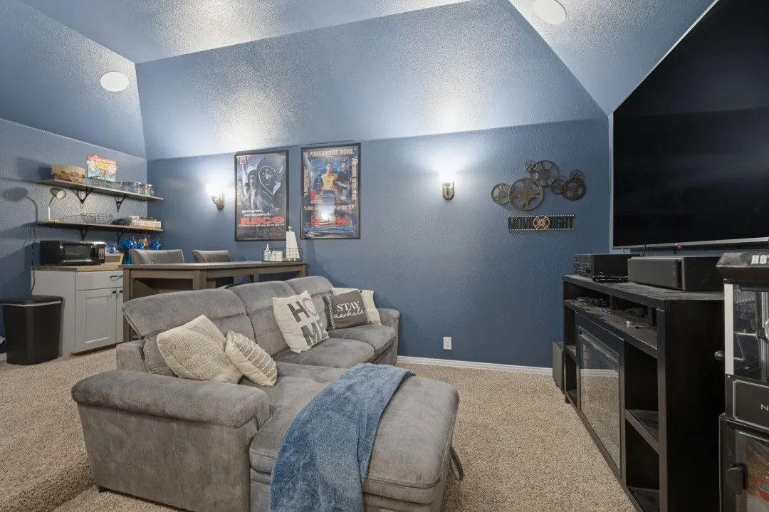 Movie Room with step level