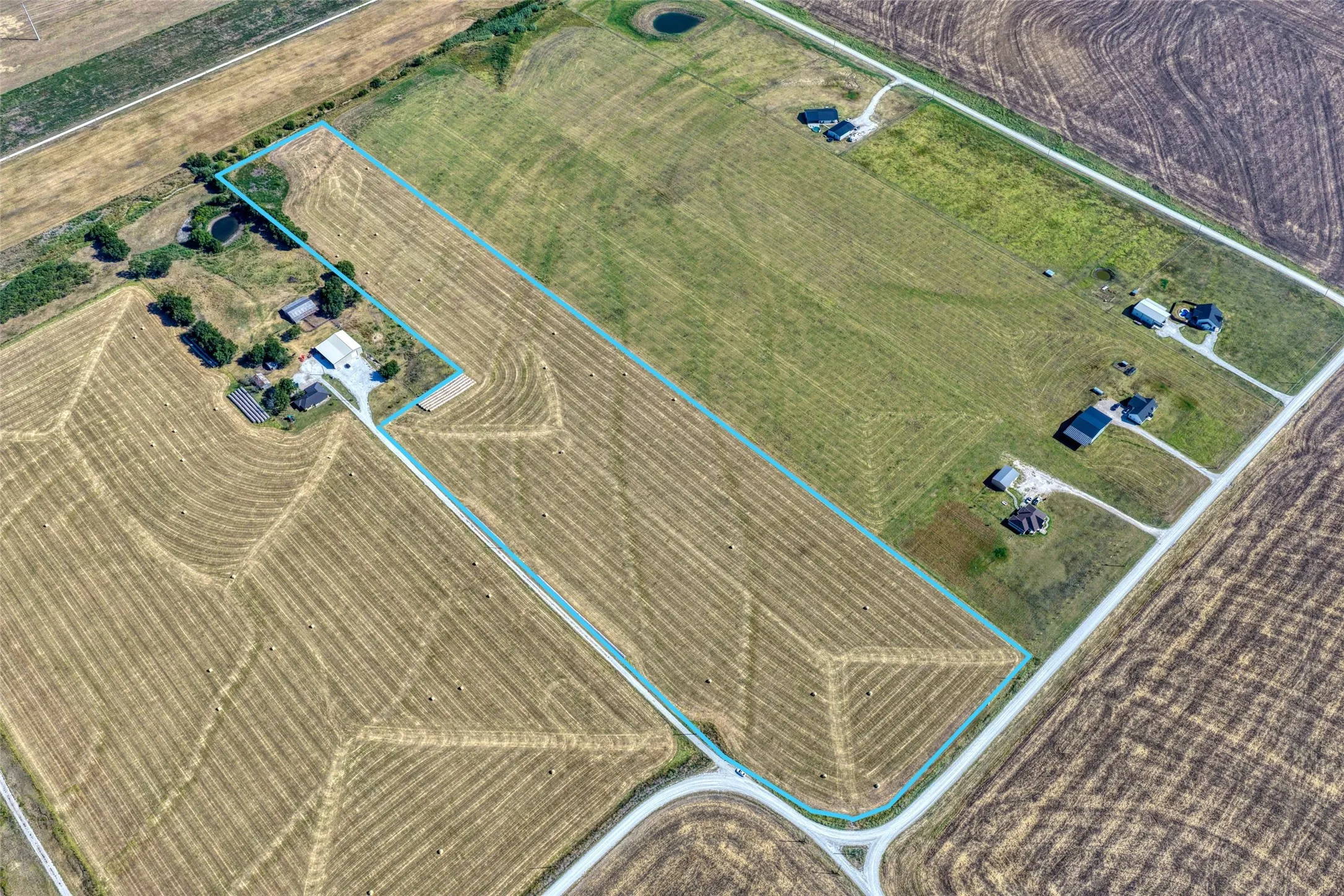 Aerial Survey. Depicting the property boundary and surrounding land parcels