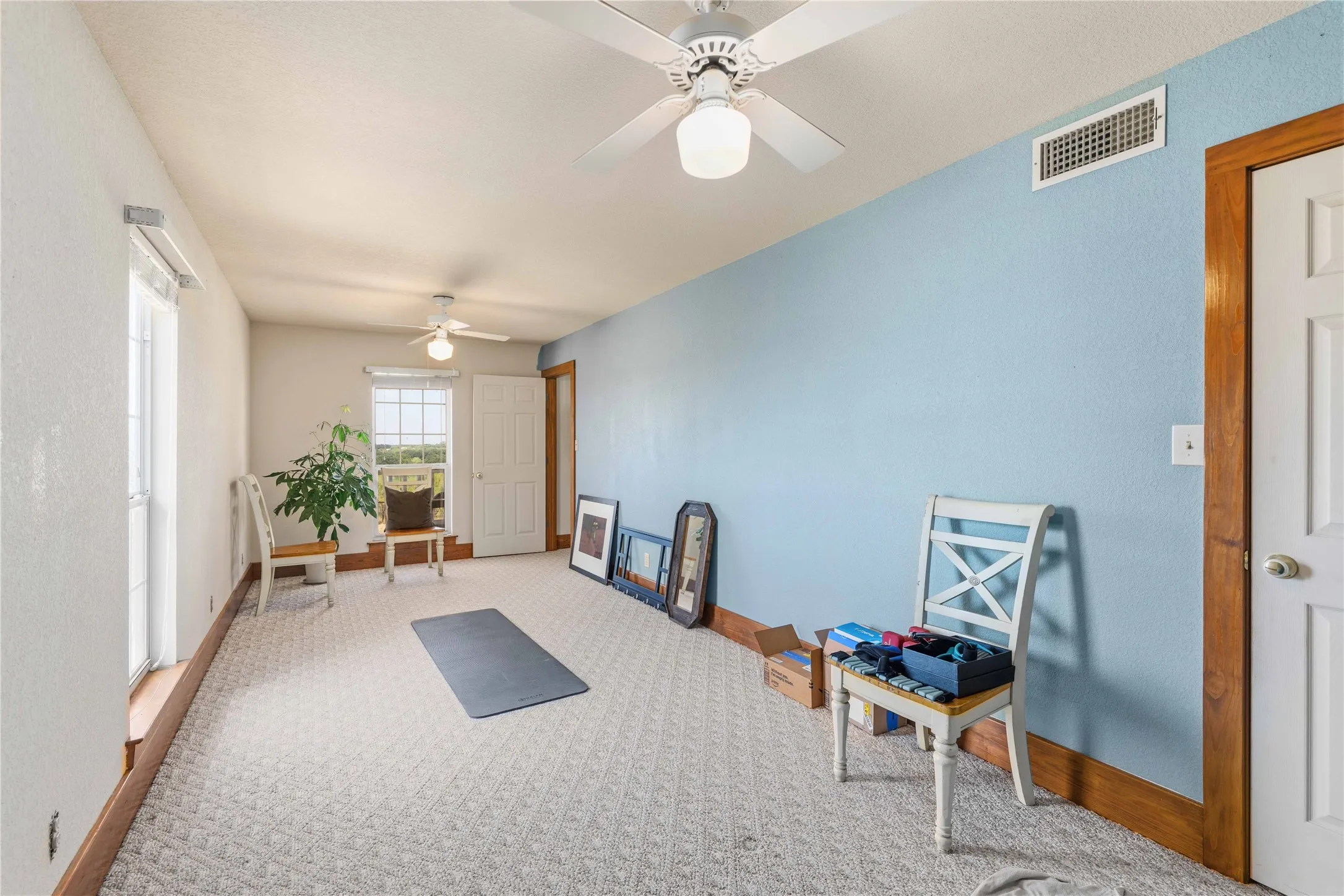 This is 4th bedroom or exercise room upstairs