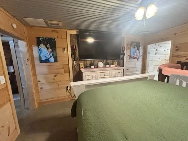 Primary Bedroom just off the Family Room is spacious and peaceful