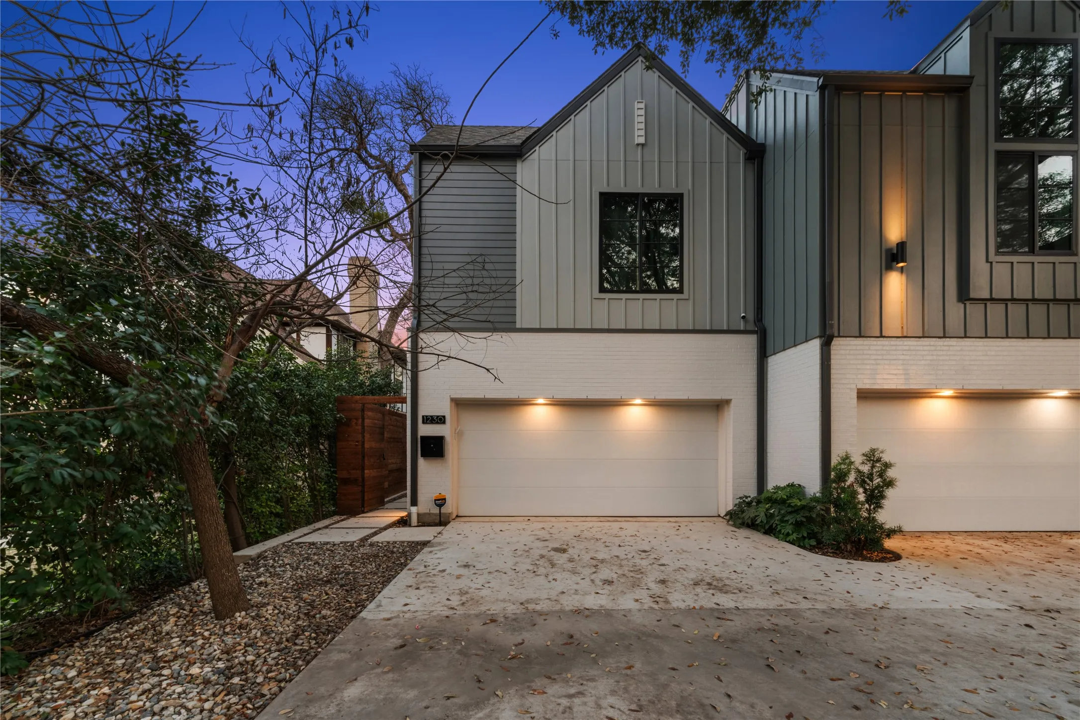 Modern, sleek exterior