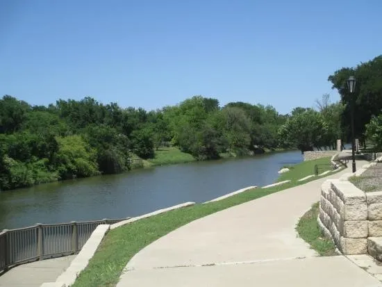 Heritage Park riverwalk.