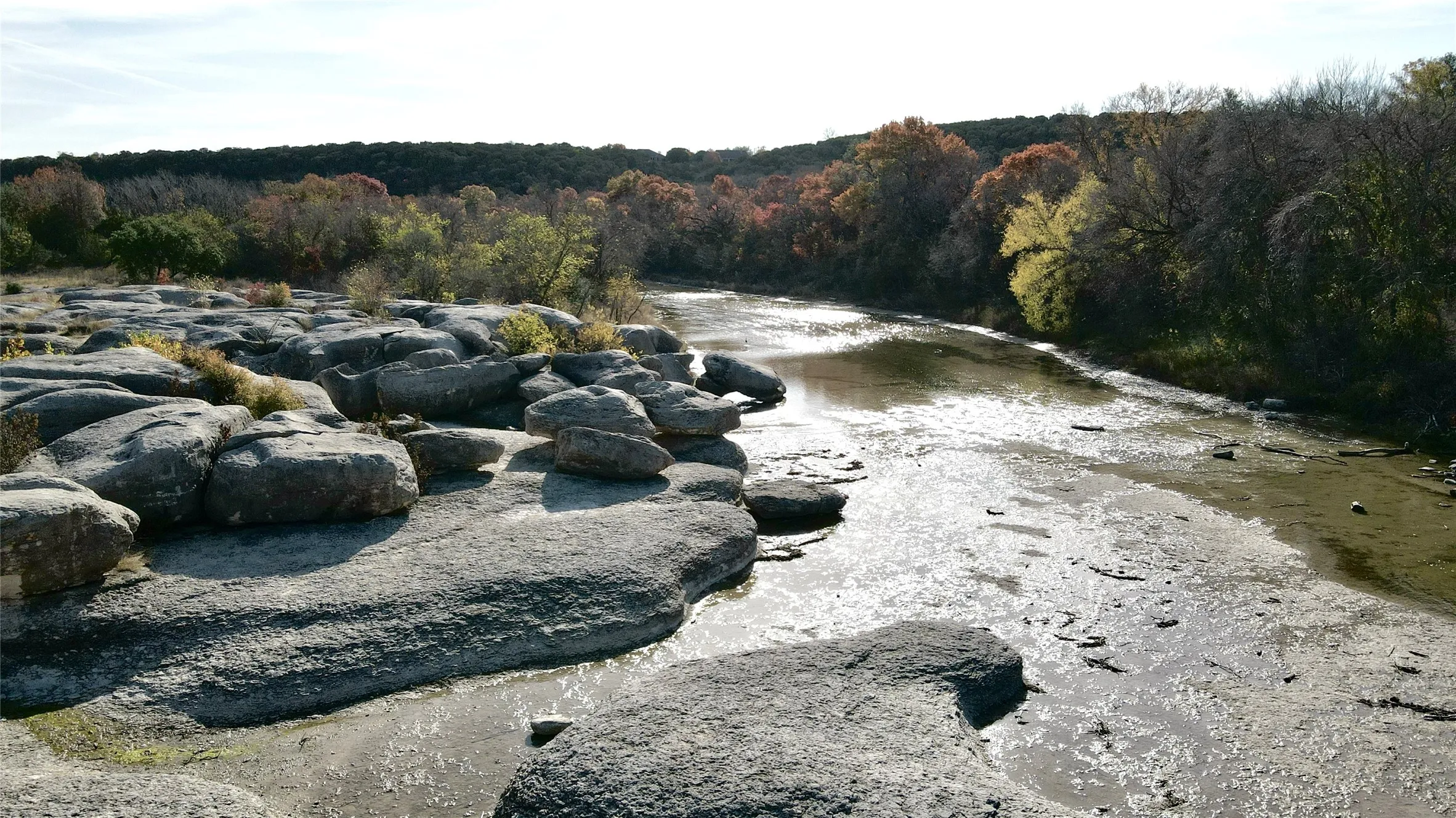 Big Rocks park at the Paluxy River access.