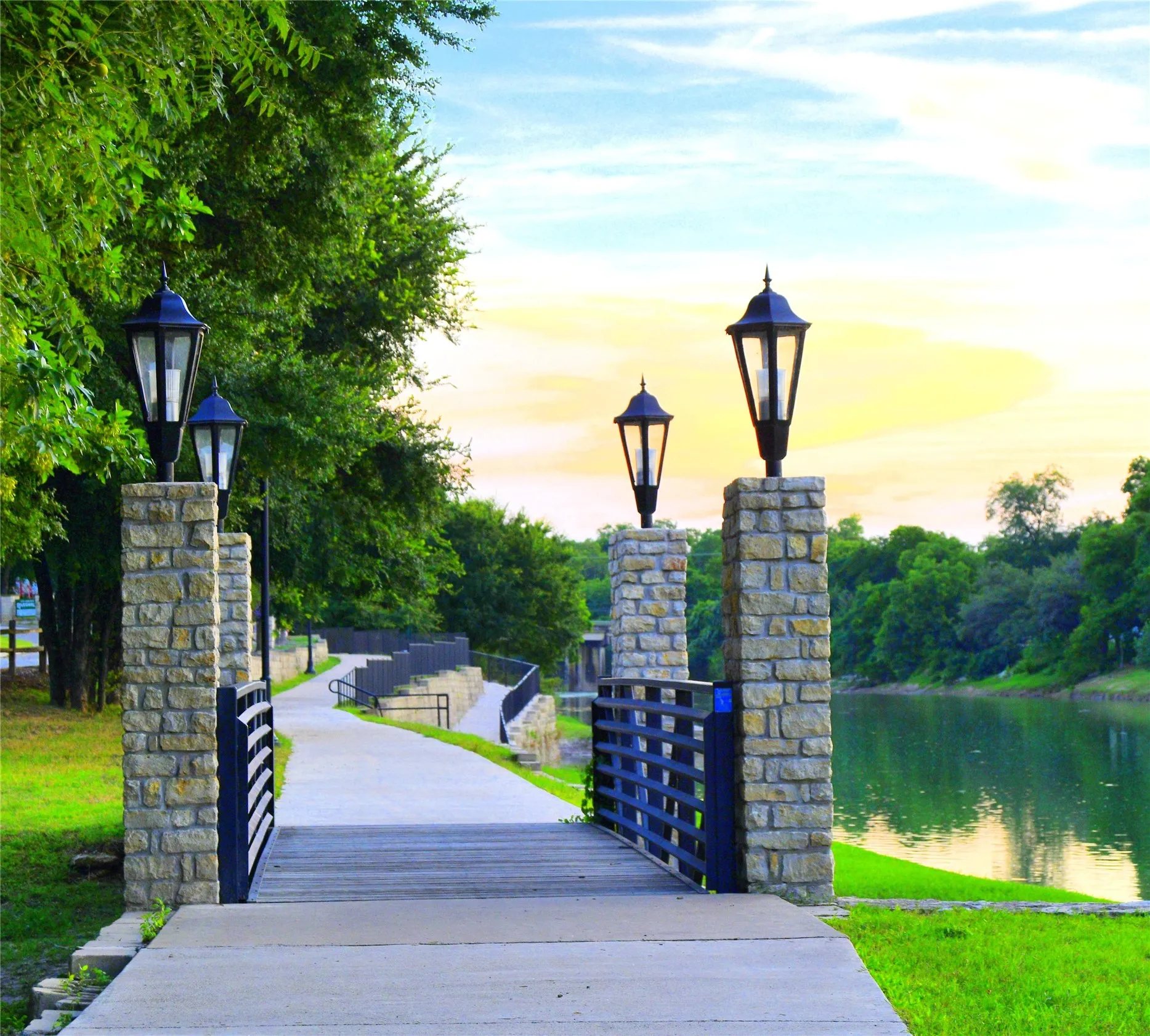 Paluxy Riverwalk at Heritage Park.