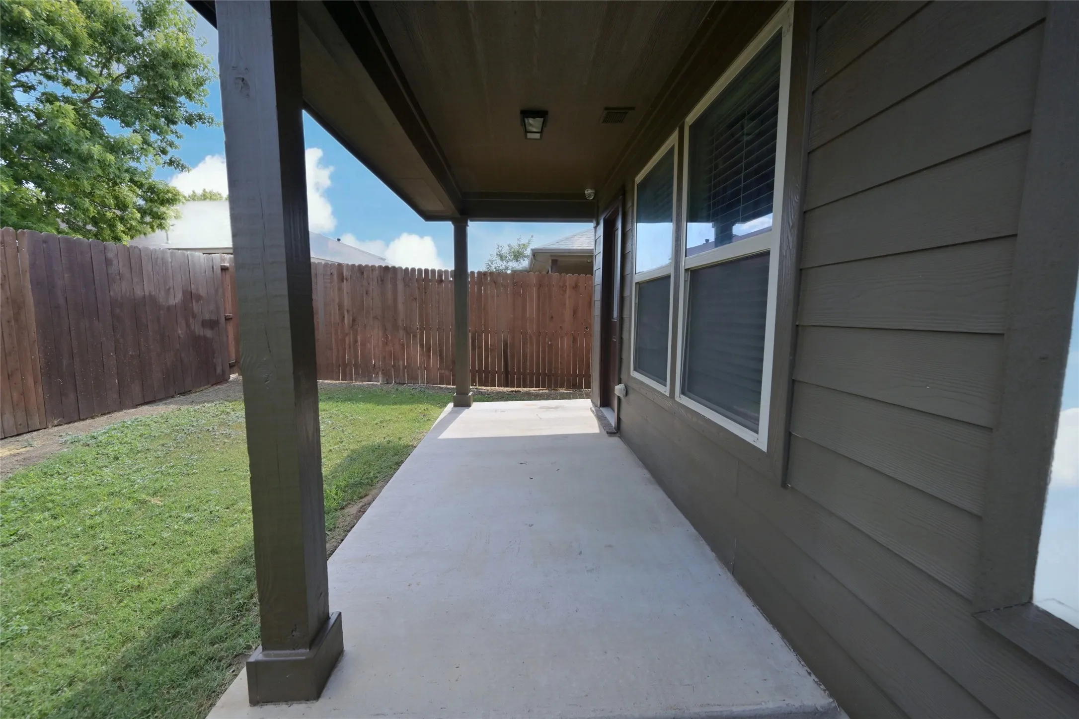 Covered Back Patio