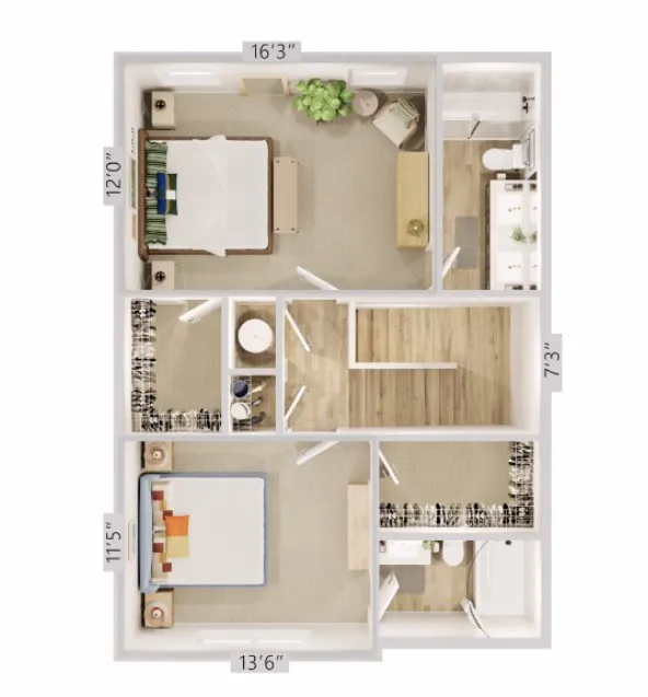 View of home floor plan