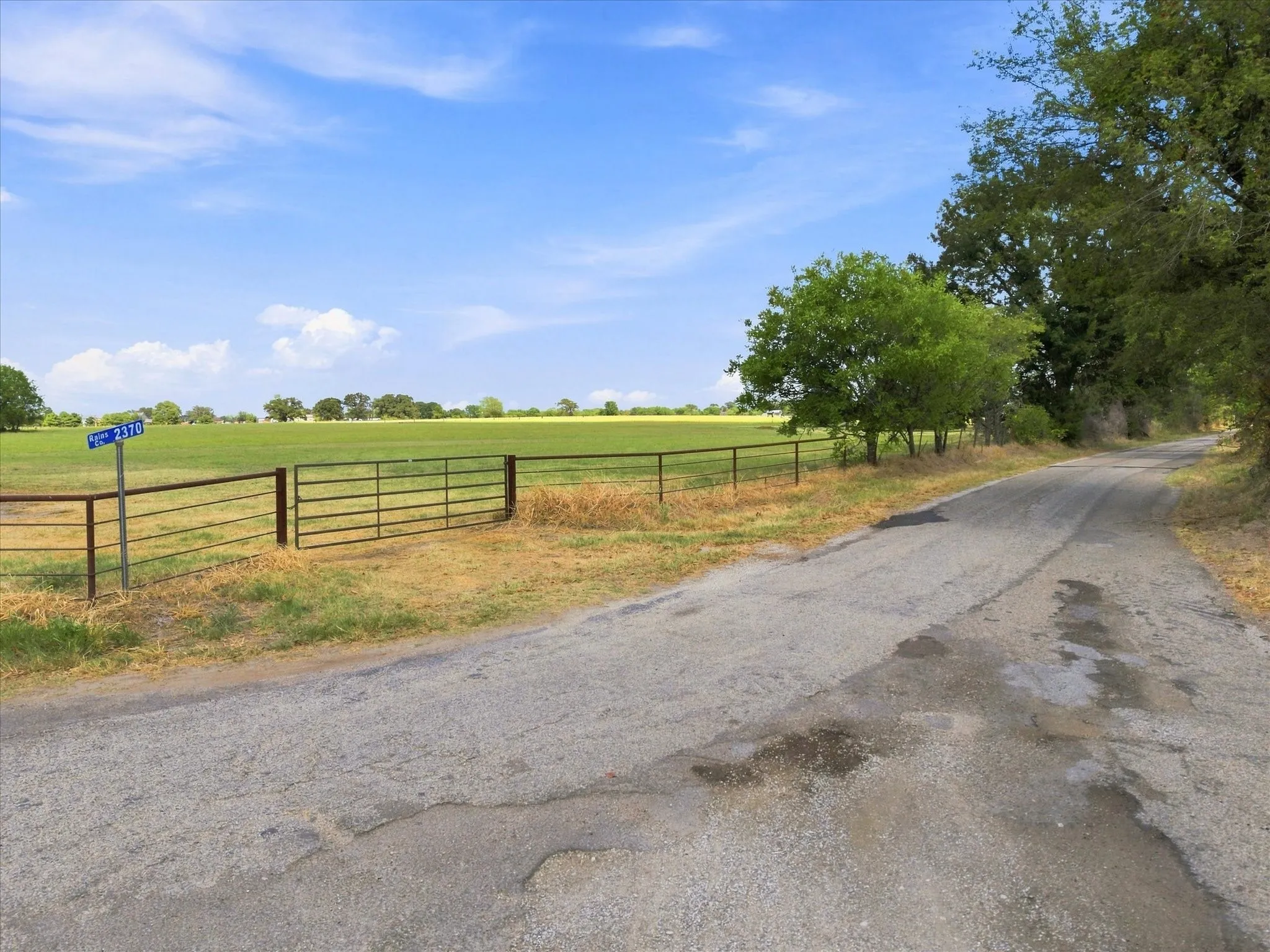 CR 2370 runs E/W.  1.5miles from Hwy 69