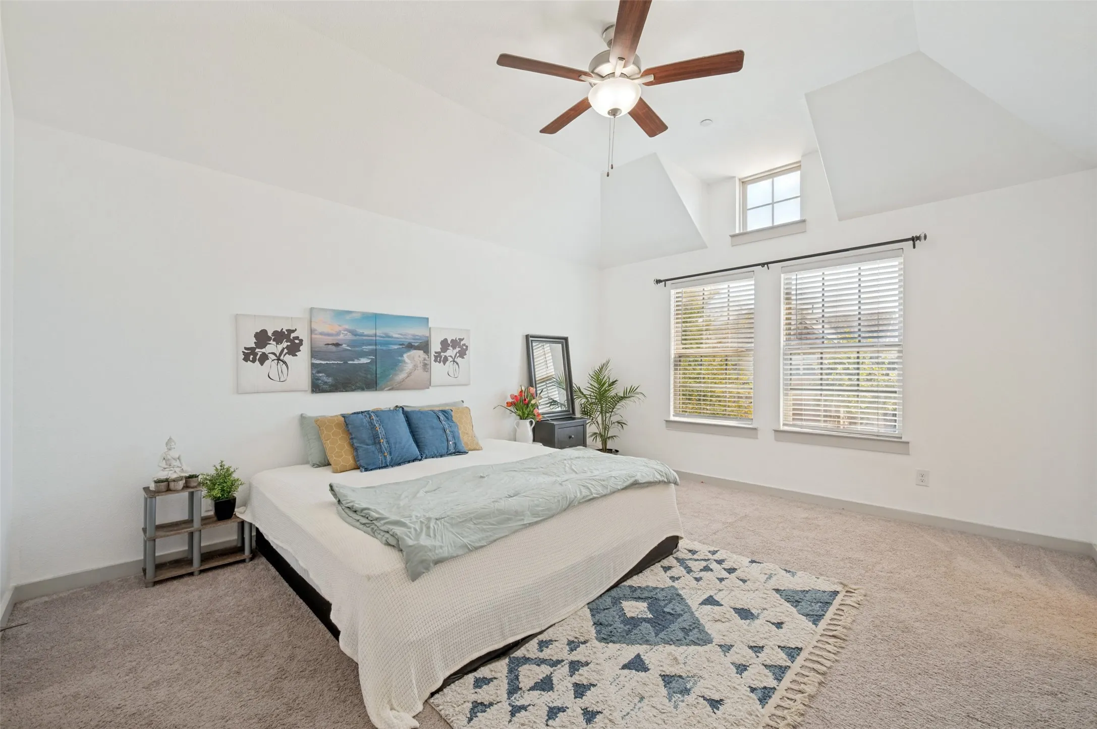 Large primary bedroom with ensuite bathroom.