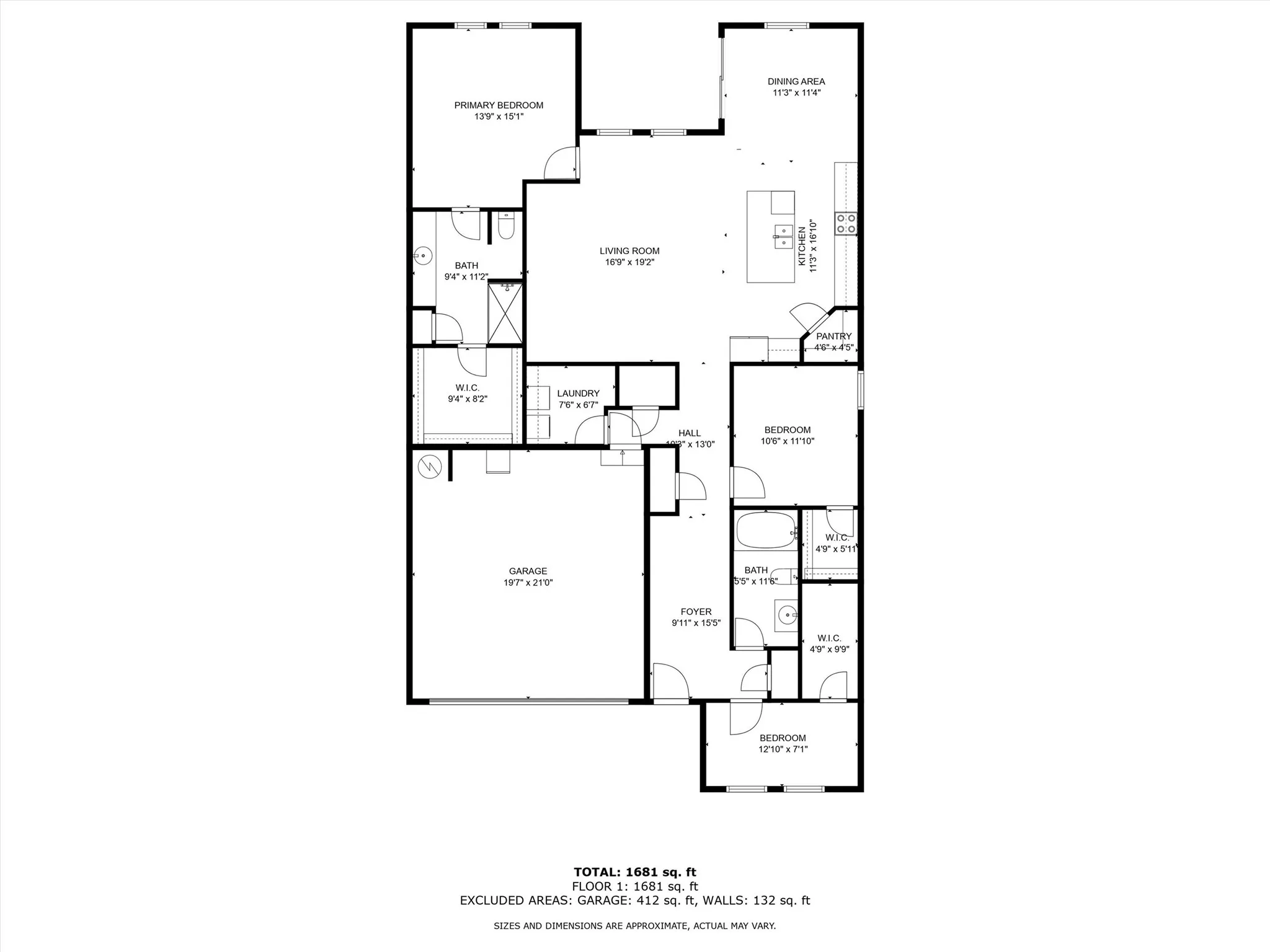 Here’s a look at the floor plan and how the spaces come together.