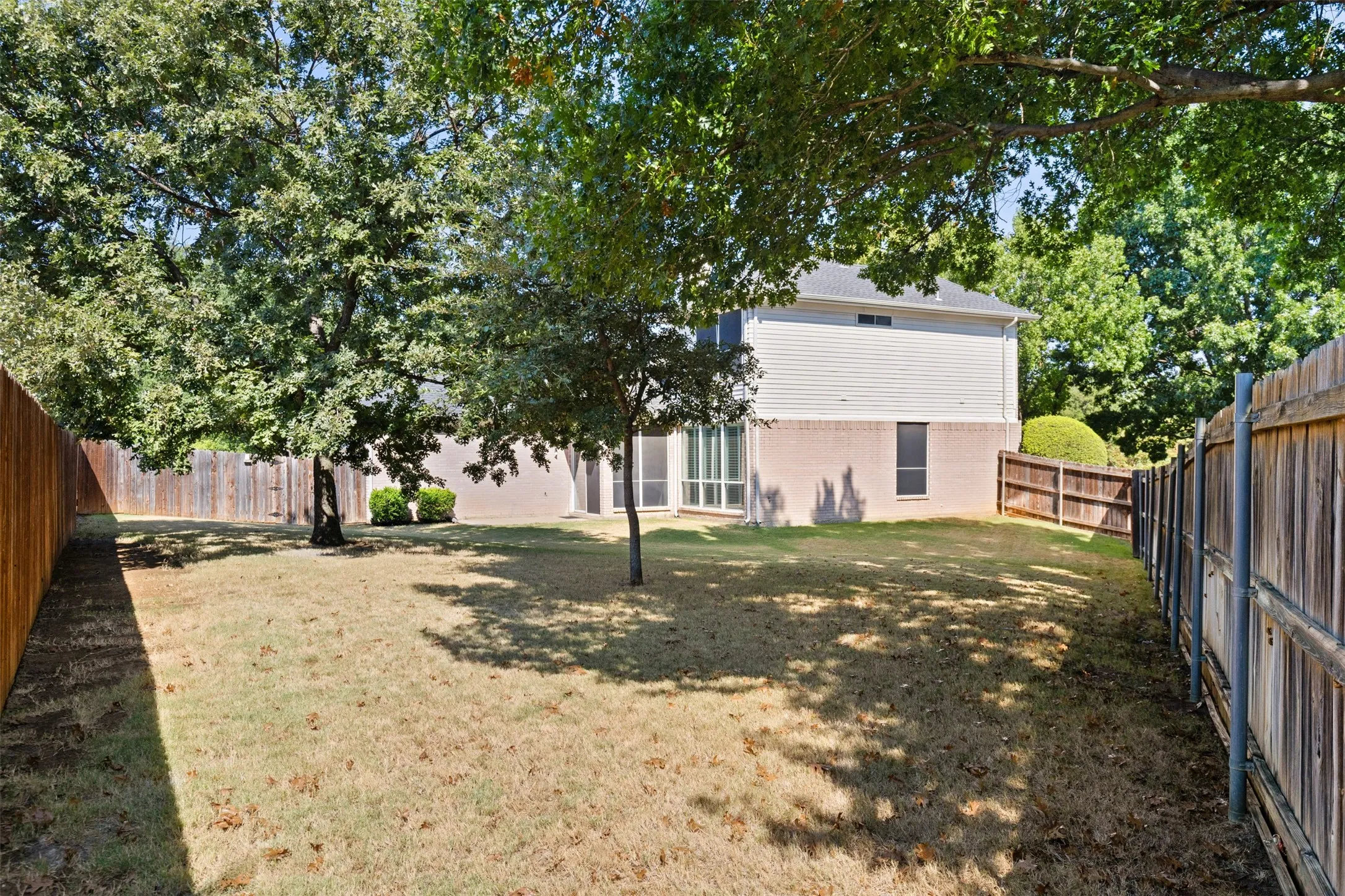 Back yard-0.21 acre lot
