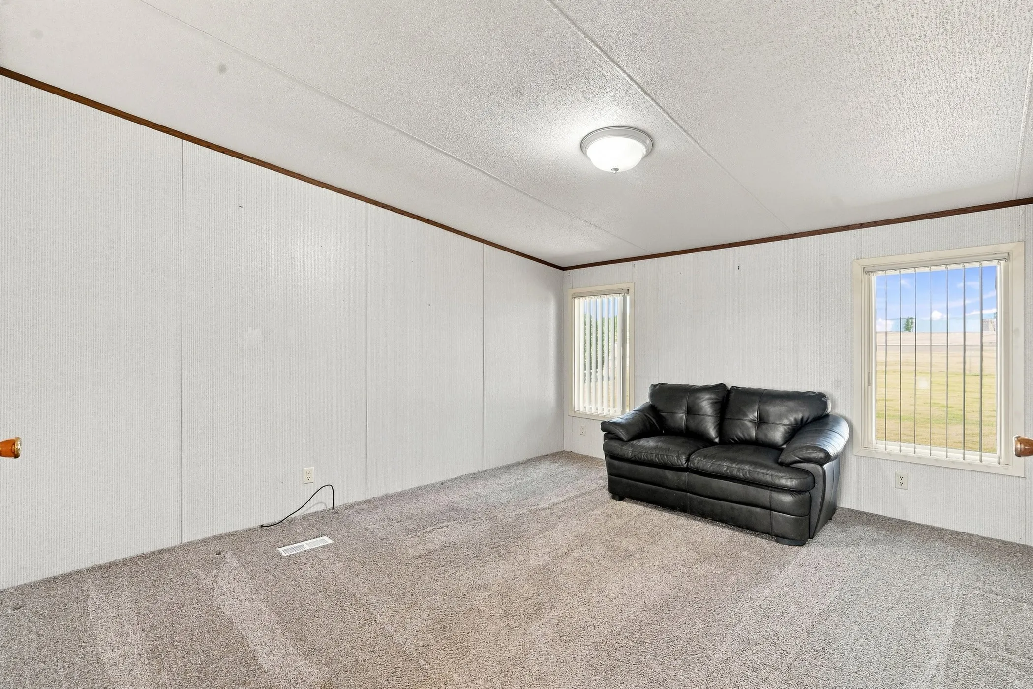Generous size office or second living area which is off the living room and kitchen