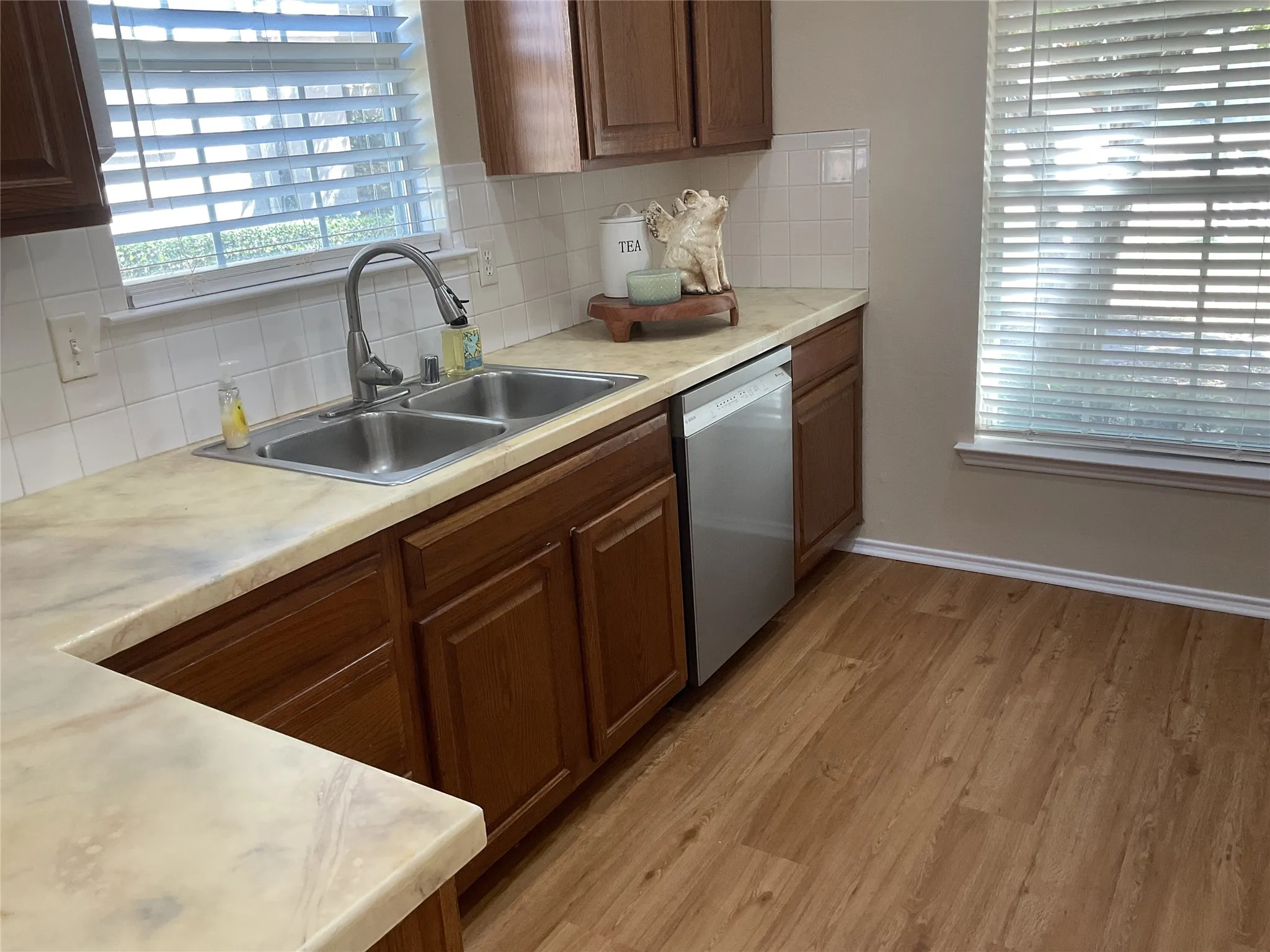 kitchen features new dishwasher and microwave and the range is wifi enabled