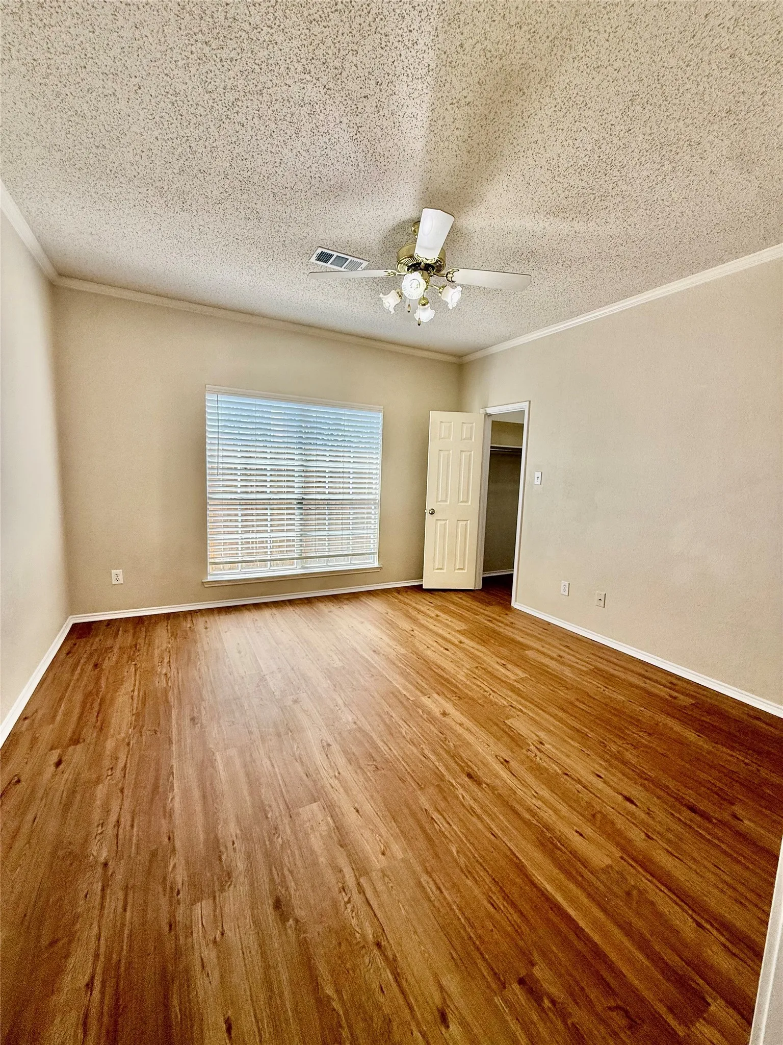 Primary Bedroom with walk in closet