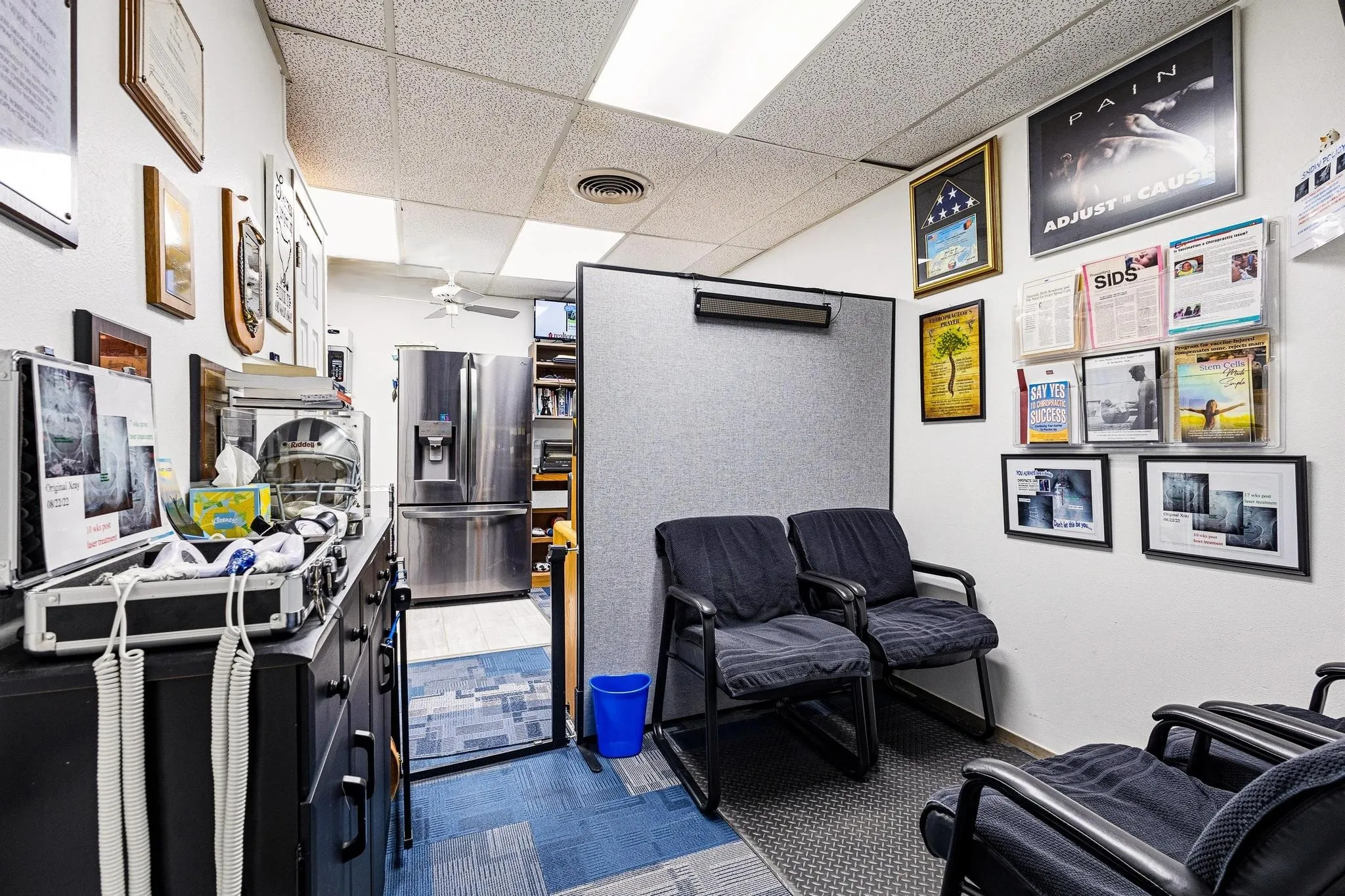 Multi-Use Space with Pre-Treatment Area and Break Room